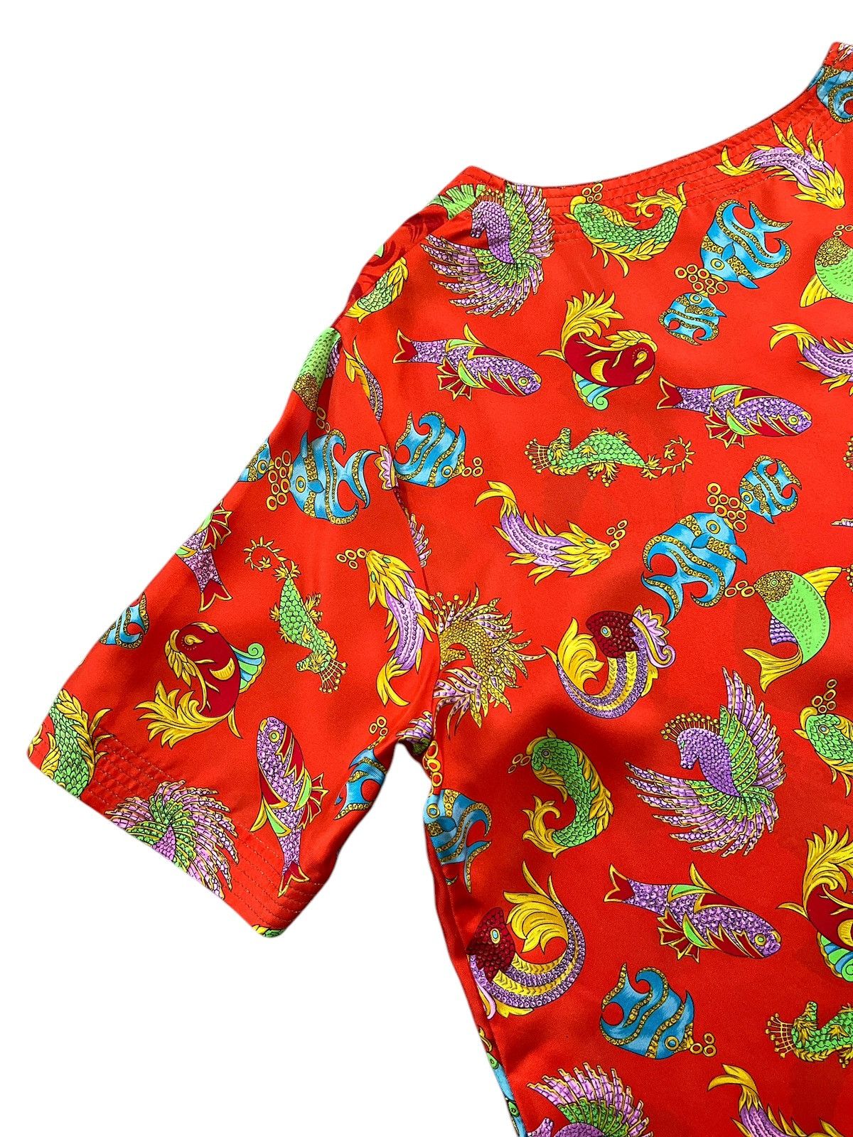 Versace × Vintage Vintage Gianni Versace Versatile Couture Silk Tops Size L / US 10 / IT 46 - 8 Thumbnail