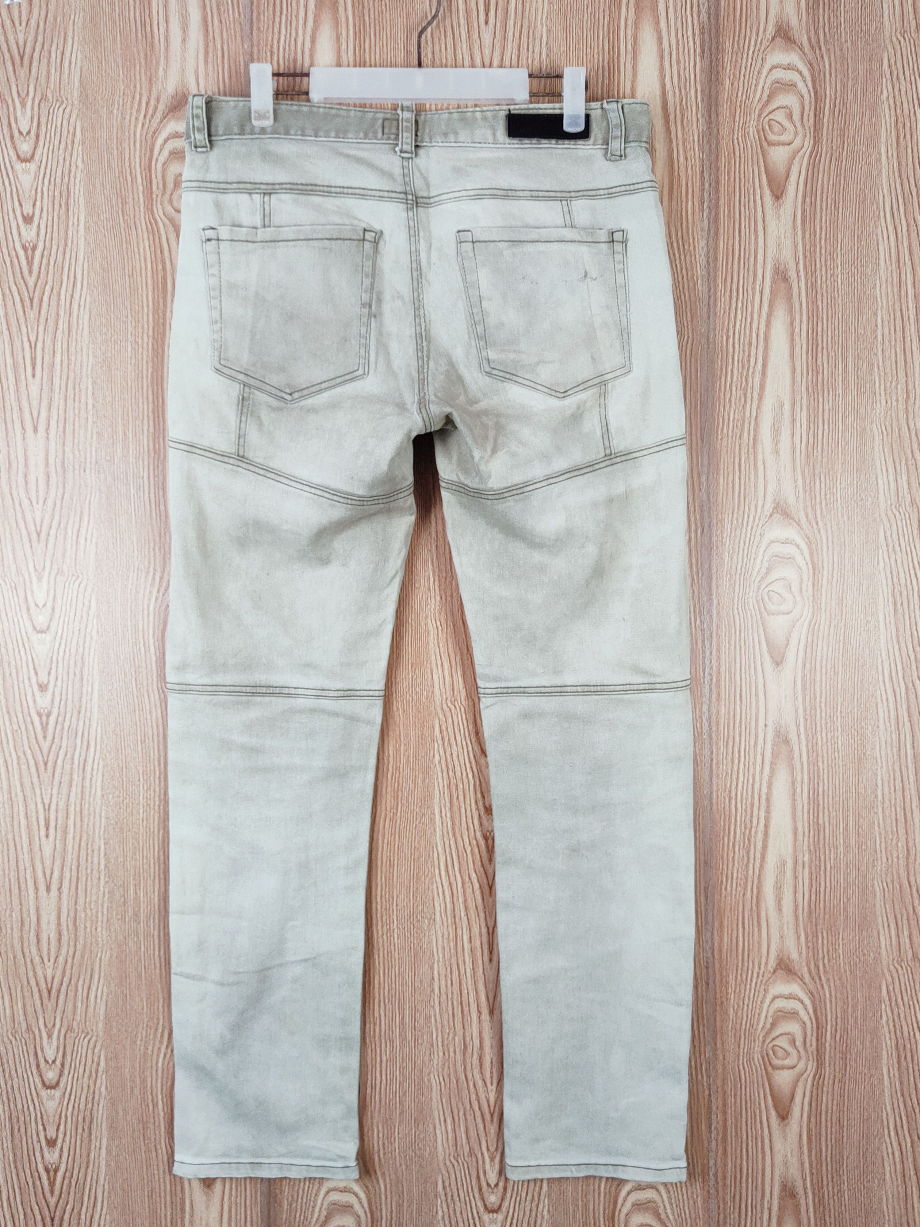 Japanese Brand Jean Mind Green Faded Multipocket Tactical Cargo Pants #W Size 32" / US 10 / IT 46 - 8 Thumbnail