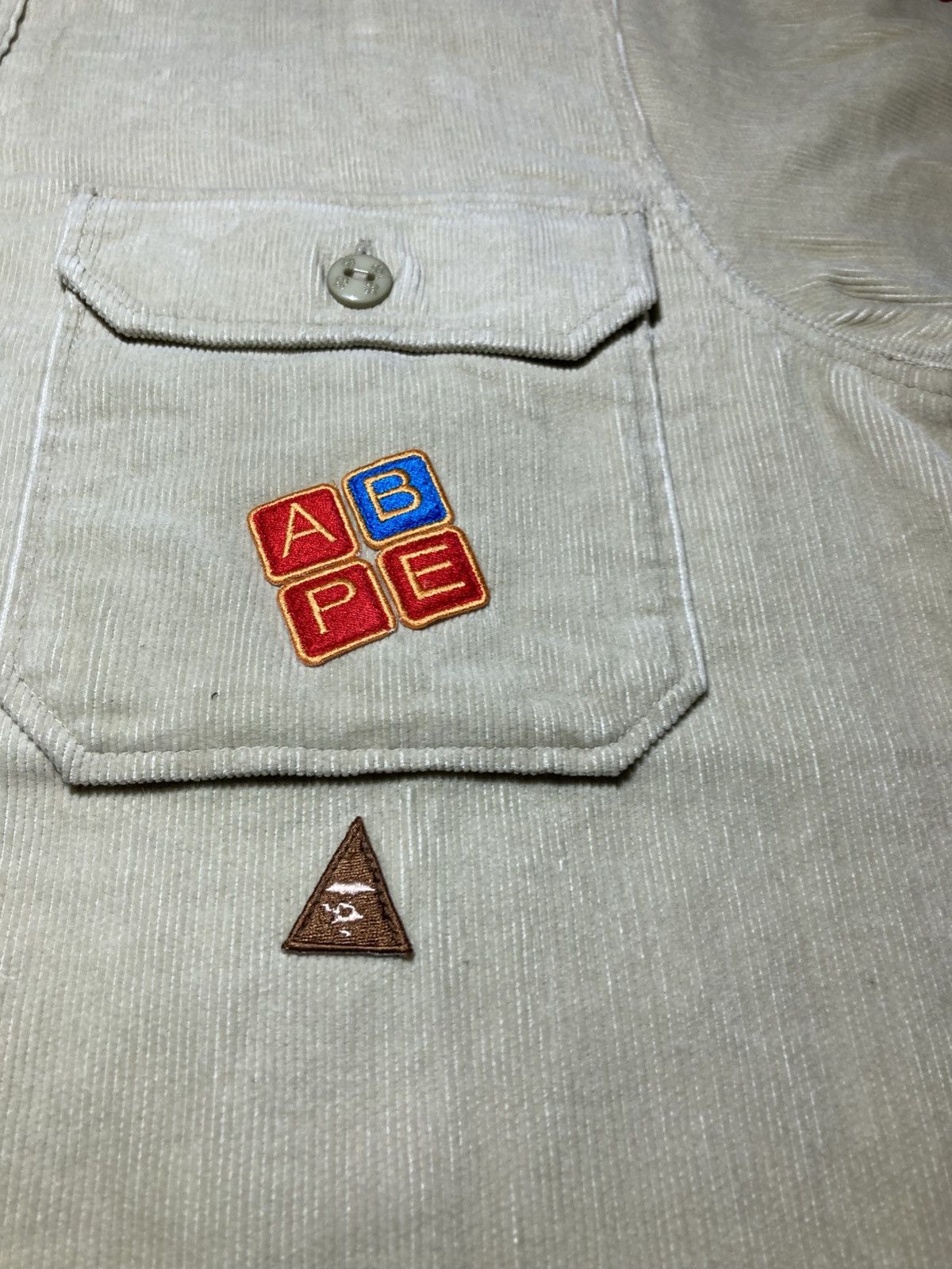 Bape 1998 Bape Army Corduroy Military Shirt Patches Boy Scout 90s Size US L / EU 52-54 / 3 - 3 Thumbnail