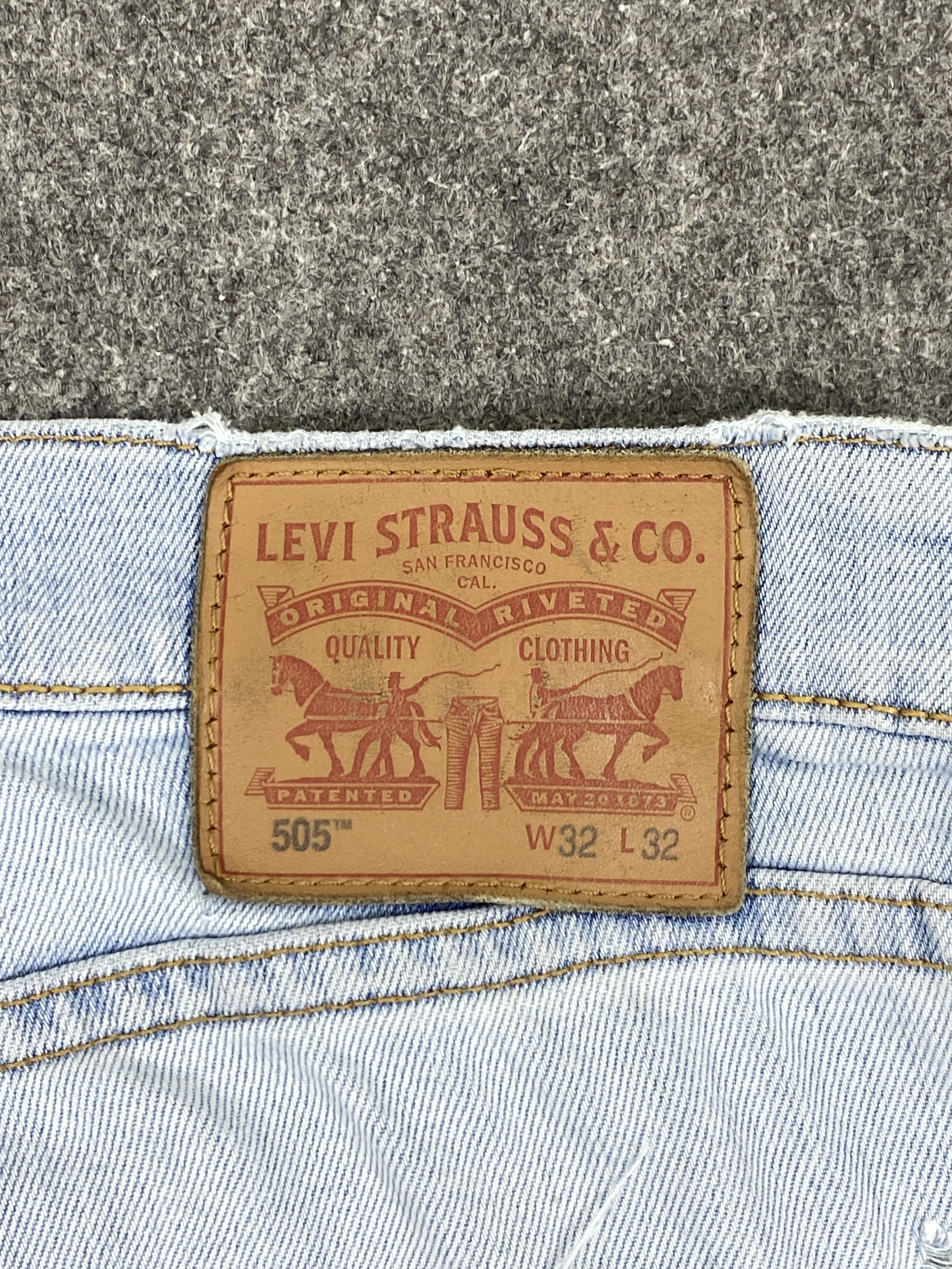 Levi's Light Blue Vintage Levi's 505 Jeans DP2824 Size US 32 / EU 48 - 5 Thumbnail