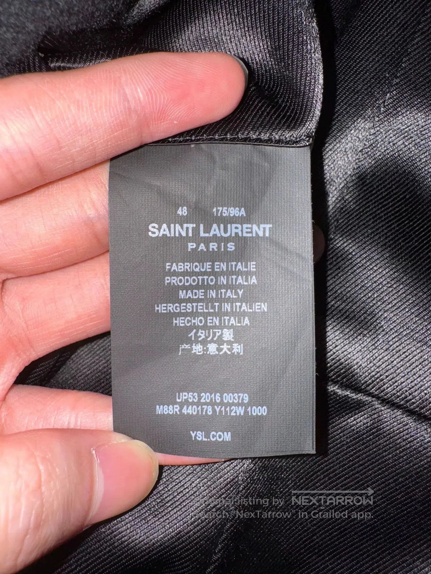 Saint Laurent Paris Saint Laurent Double-Breasted Coat. Size US M / EU 48-50 / 2 - 8 Thumbnail