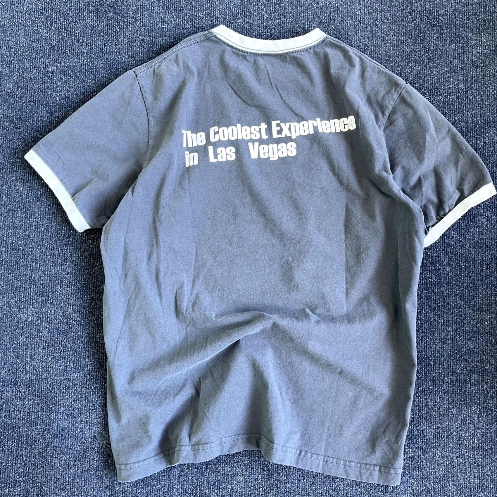 Vintage minus5 ICE BAR Shirt Mens XL Gray Las Vegas Bar Souvenir Ringer Tee T-Shirt Size US XL / EU 56 / 4 - 4 Thumbnail