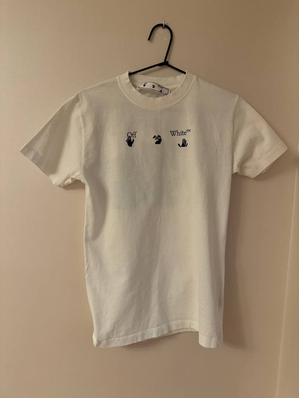 Off-White Off-White Peace Worldwide T-Shirt White Size US XXS / EU 40 - 1 Thumbnail