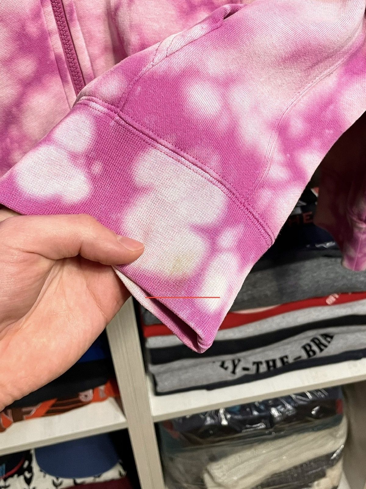 Nike Nike EYBL Tie Dye Basketball NBA Zip Hoodie Size XL Pink Size US XL / EU 56 / 4 - 8 Thumbnail