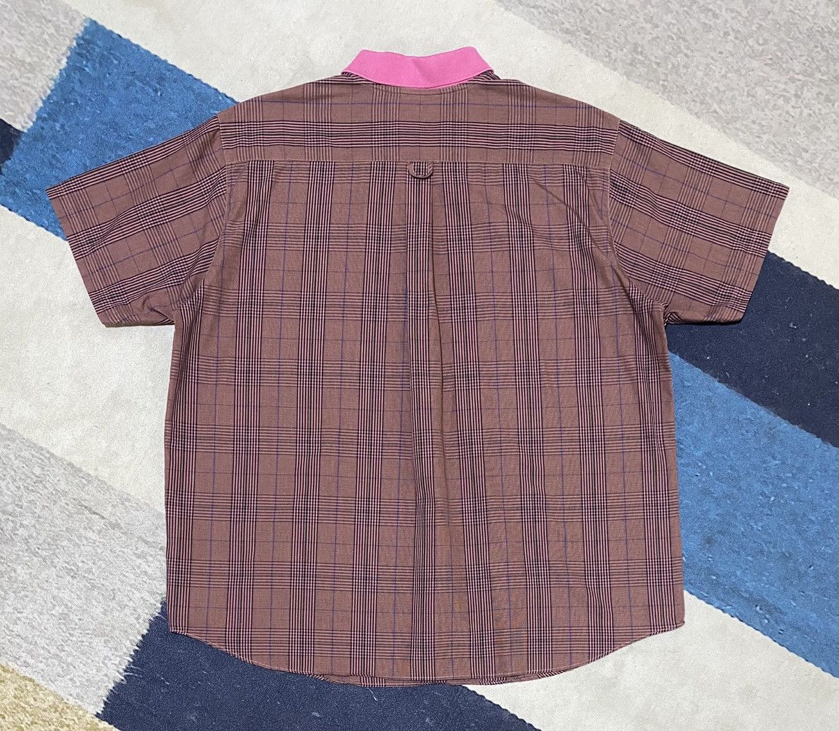 Dior Vintage Christian Dior Sports Half Button Checkered Shirt Size L / US 10 / IT 46 - 9 Thumbnail