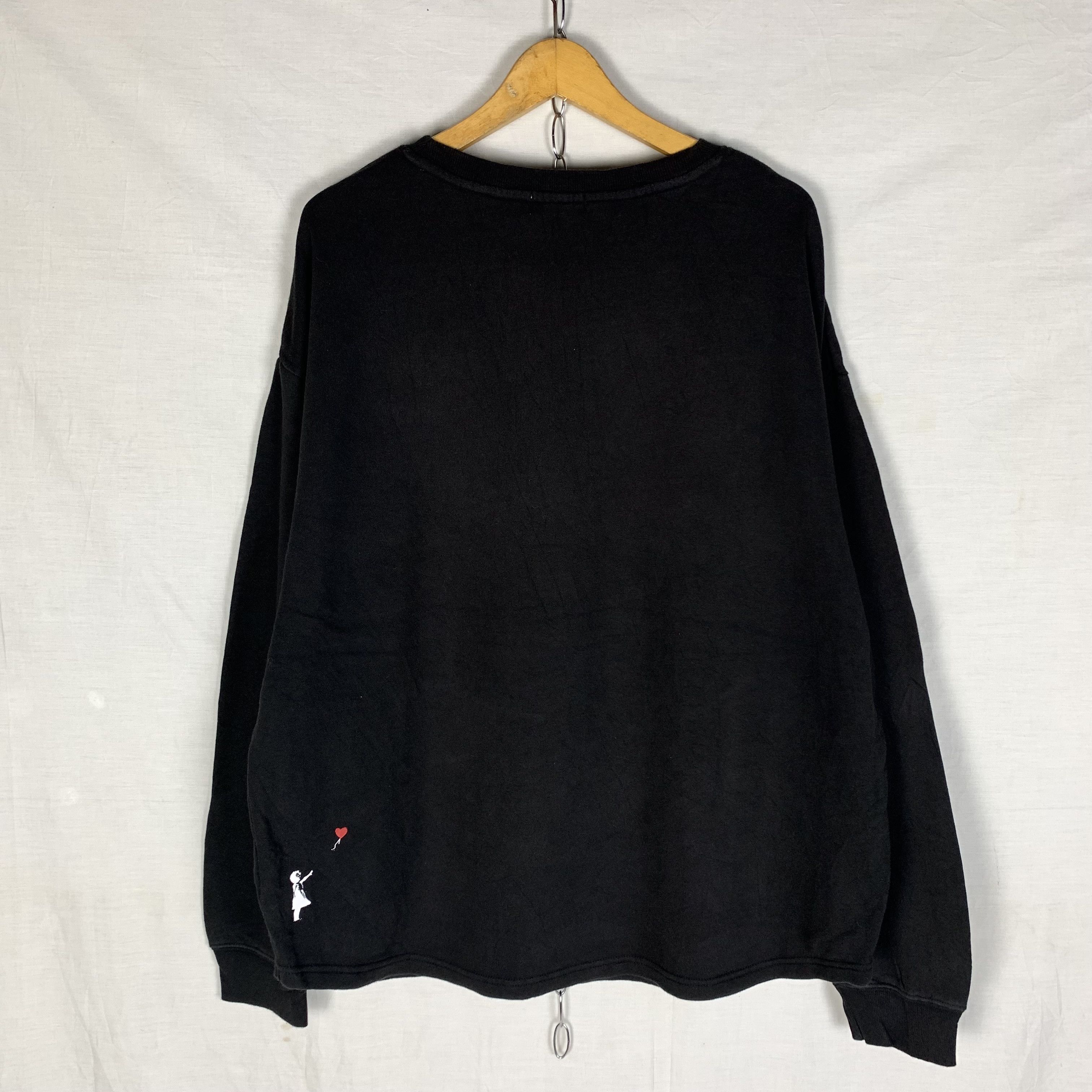 Japanese Brand Brandalised Diamond Girl Sweatshirt Graffiti Streetwear Size US L / EU 52-54 / 3 - 3 Thumbnail