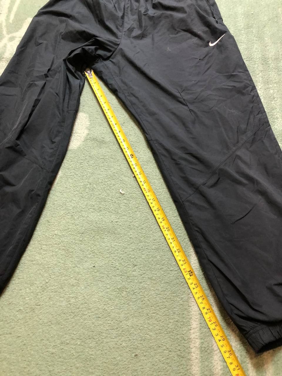 Nike Vintage black logo casual pants Y2K NIKE streetwear Size US 38 / EU 54 - 12 Thumbnail