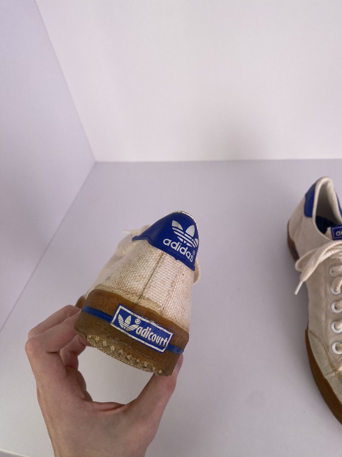 Adidas × Vintage Vintage 70s Adidas Ultra Court Tennis Shoes Sneakers Grunge Size US 7.5 / EU 40-41 - 12 Thumbnail
