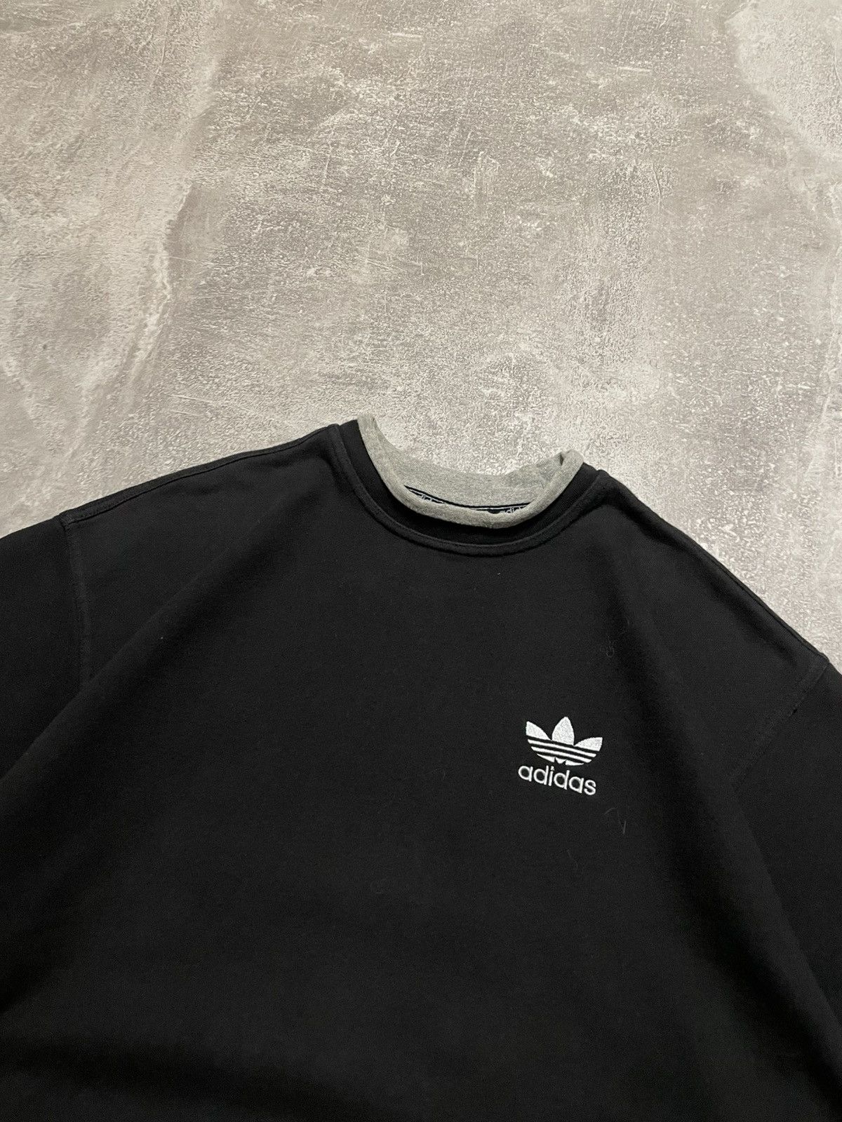 Adidas Vintage 90s Adidas Basic Sweatshirt Crewneck Y2K Size US M / EU 48-50 / 2 - 2 Thumbnail