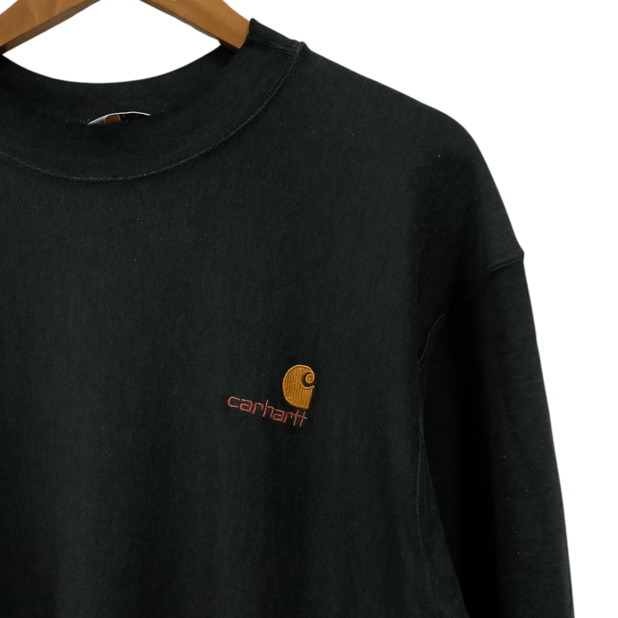 Carhartt Vintage Y2K Carhartt Embroidered Logo Sweatshirt Size US XL / EU 56 / 4 - 4 Thumbnail