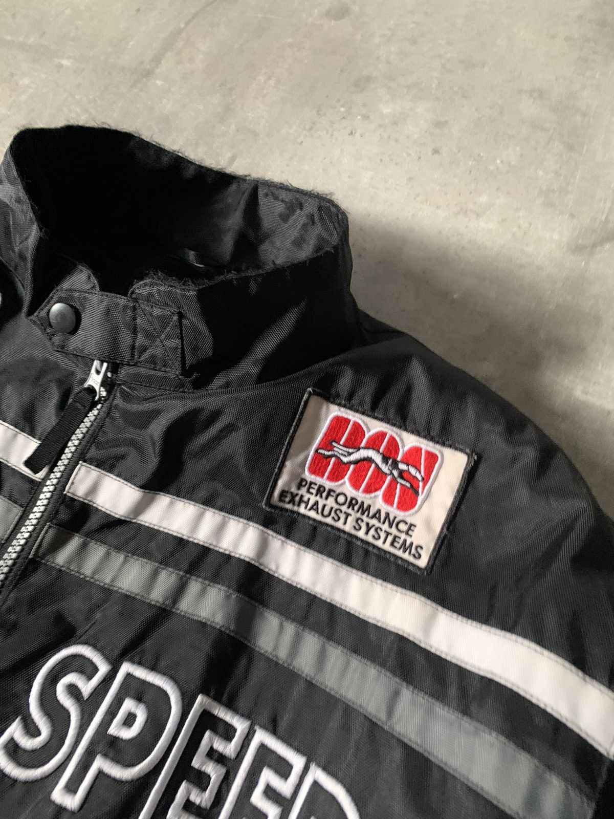 Vintage Vintage Racing jacket high speed black rare Size US L / EU 52-54 / 3 - 8 Thumbnail