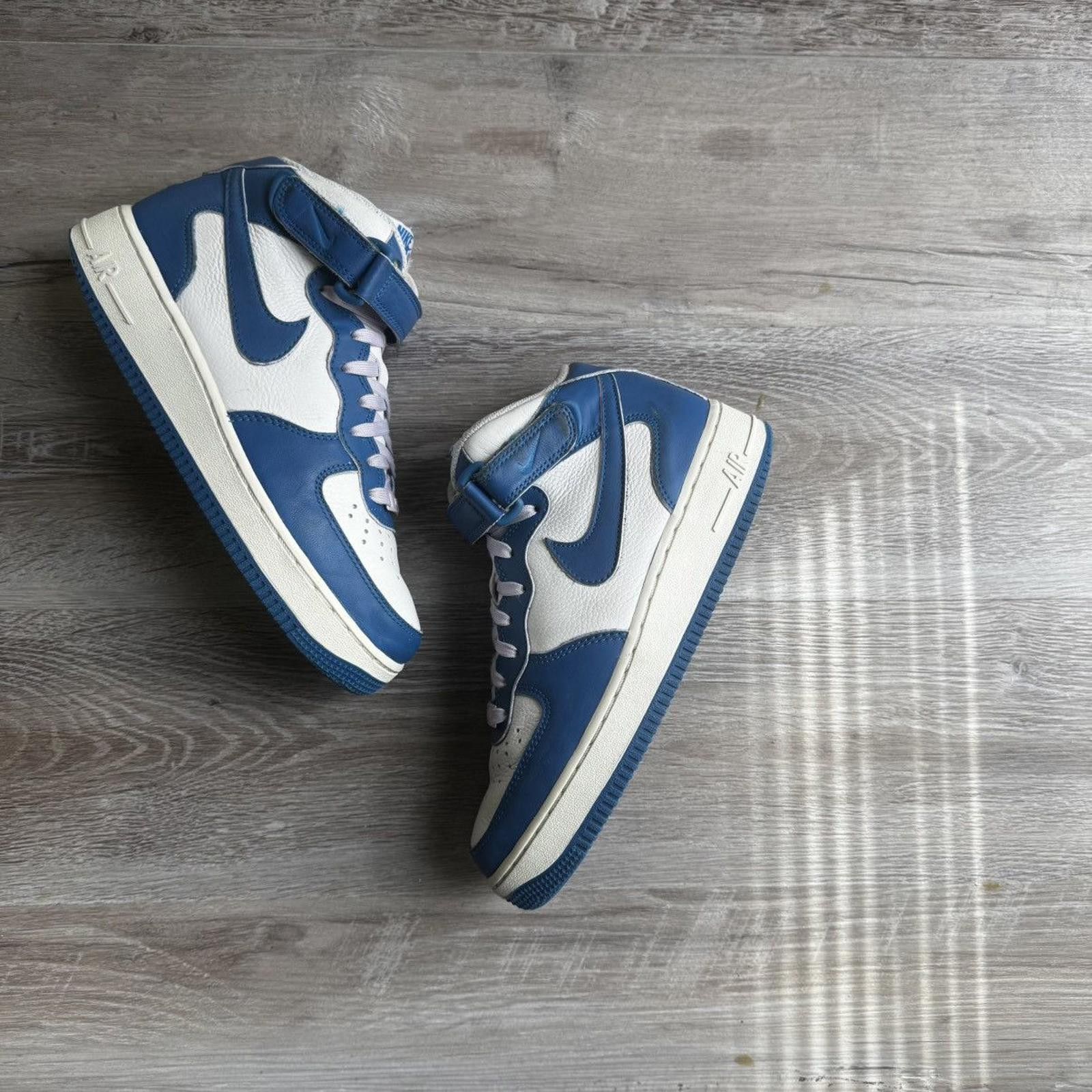 Nike NIKE • Air Force 1 Mid "Military Blue Doll" (6.5M) Size US 6.5 / EU 39-40 - 12 Thumbnail