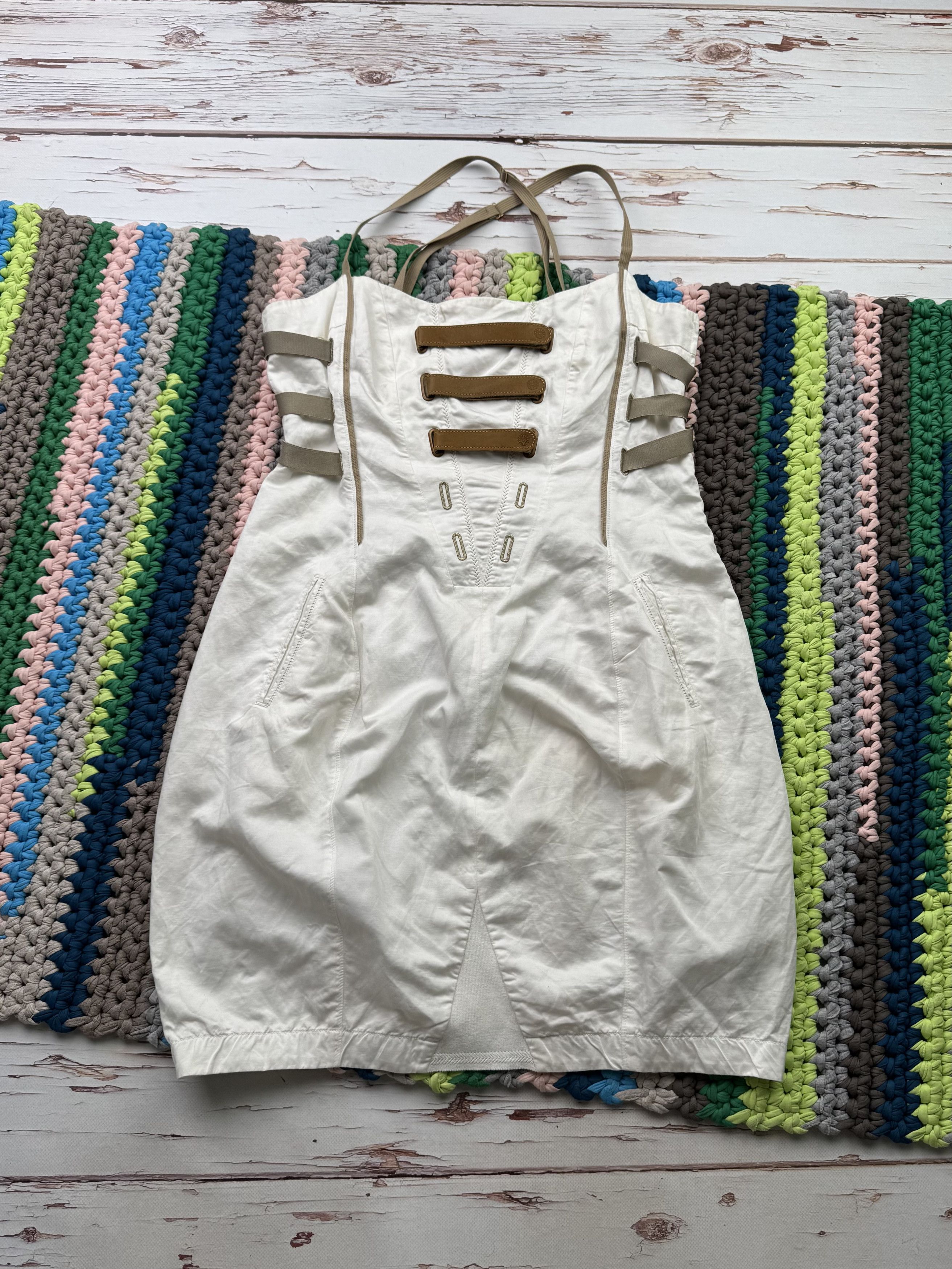 Marithe + Francois Girbaud Marithe Francois Girbaud Vintage Dress With Straps (V1)(D10) Size L / US 10 / IT 46 - 1 Thumbnail