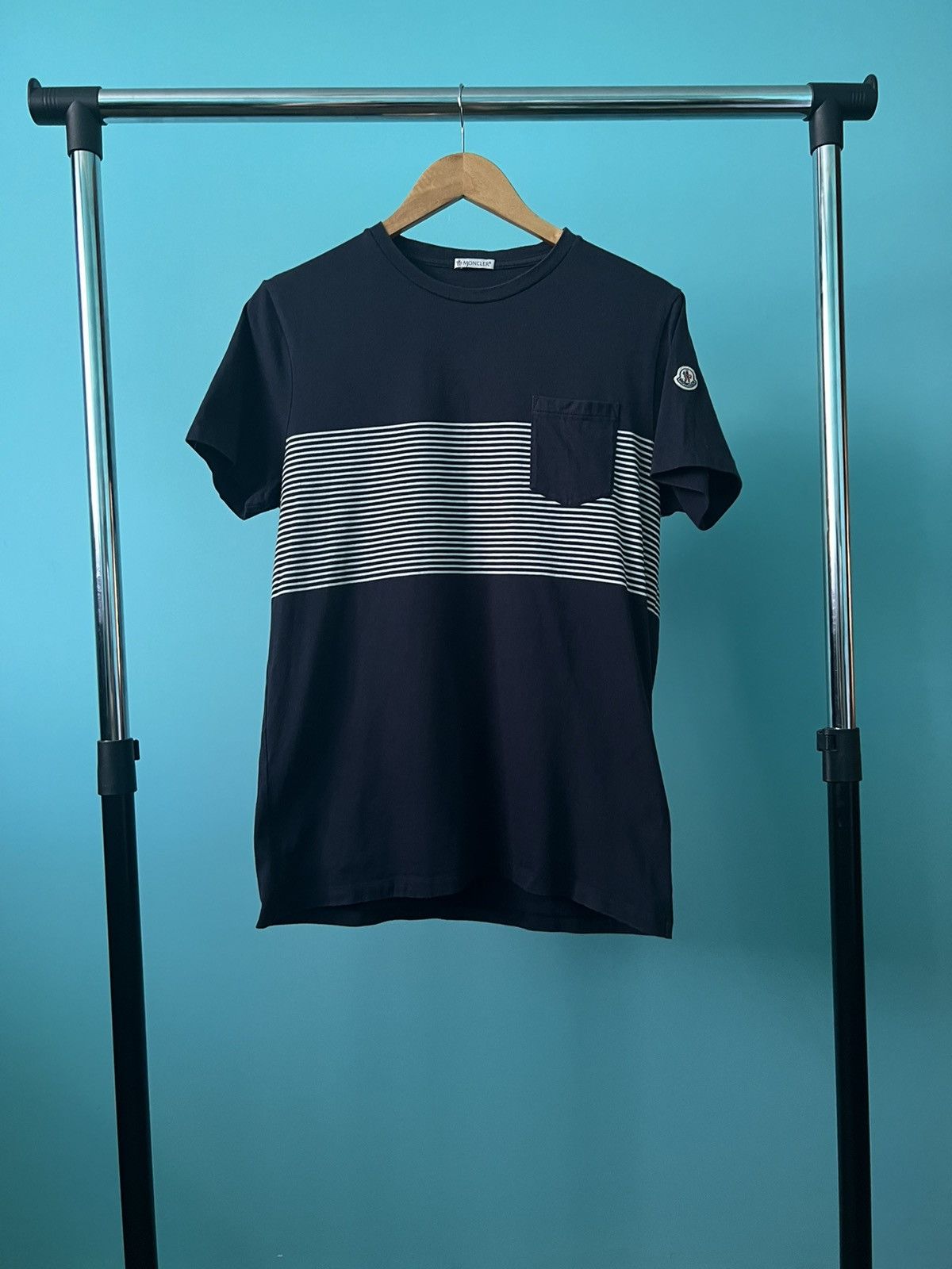 Moncler Moncler tee pocket polo short Size US L / EU 52-54 / 3 - 1 Thumbnail