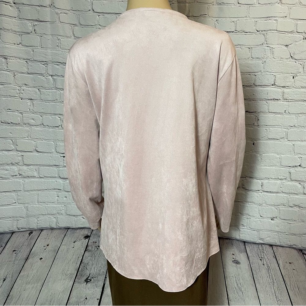 Other Soft‎ Surroundings Faux Suede Ultra Soft Pink Waterfall Car Size M / US 6-8 / IT 42-44 - 8 Thumbnail