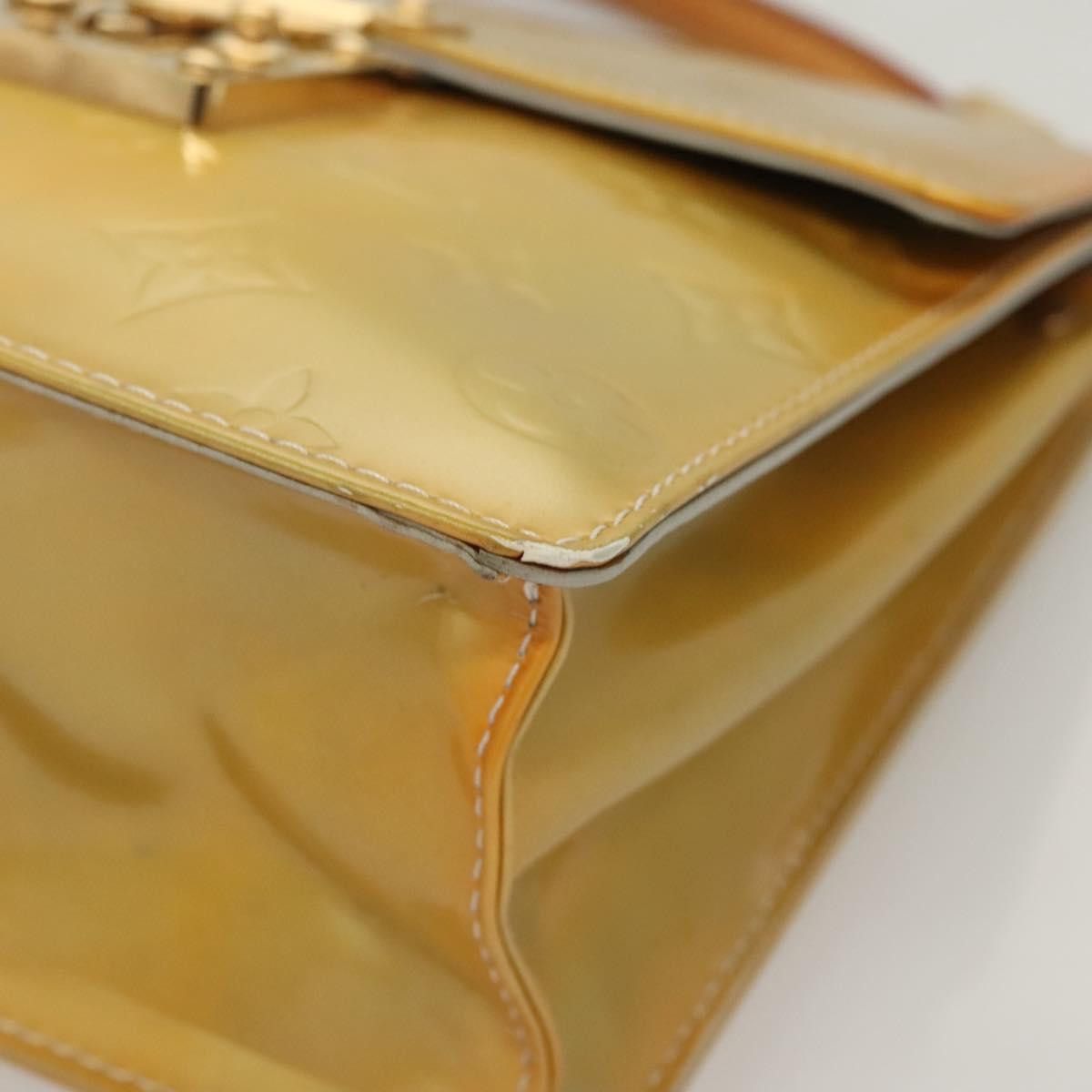 Louis Vuitton LOUIS VUITTON Monogram Vernis Spring Street Hand Bag Gris Size ONE SIZE - 11 Thumbnail