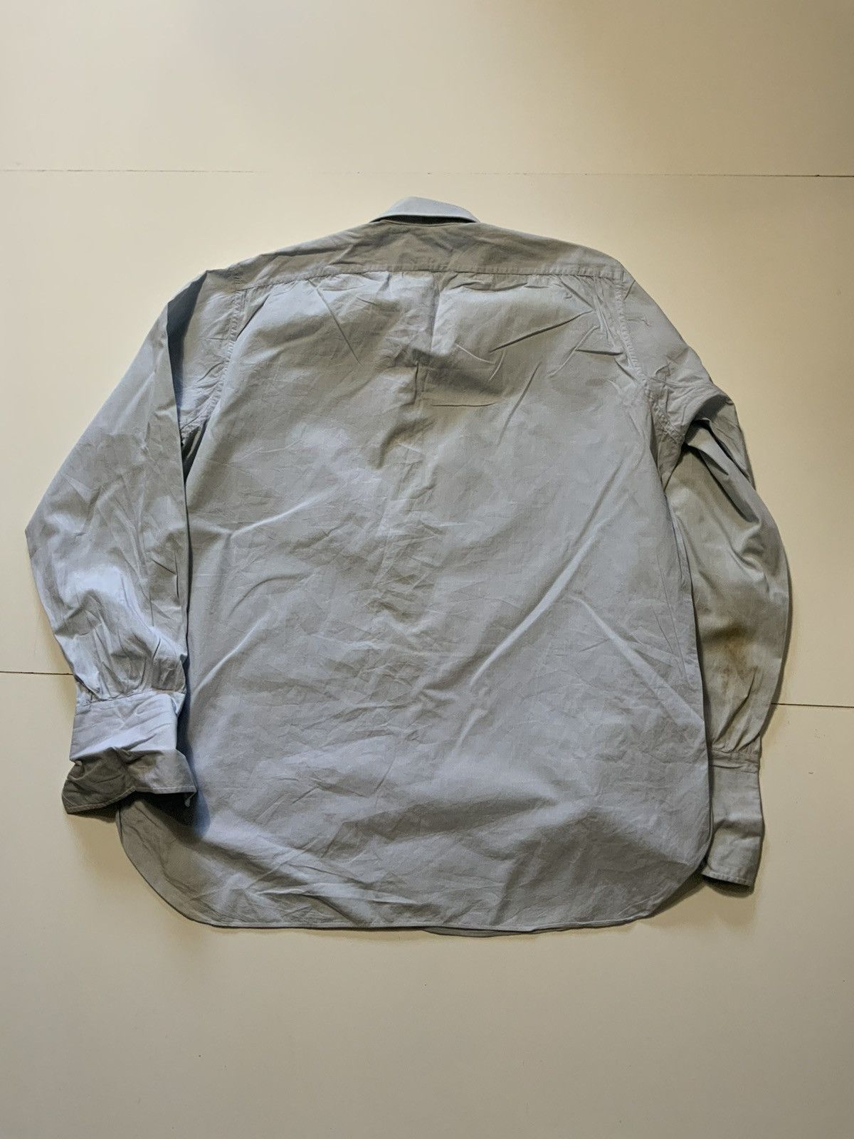 Vintage Vintage 60s 70s Madelios Paris Button Front Mens Dress Shirt Size US M / EU 48-50 / 2 - 2 Thumbnail
