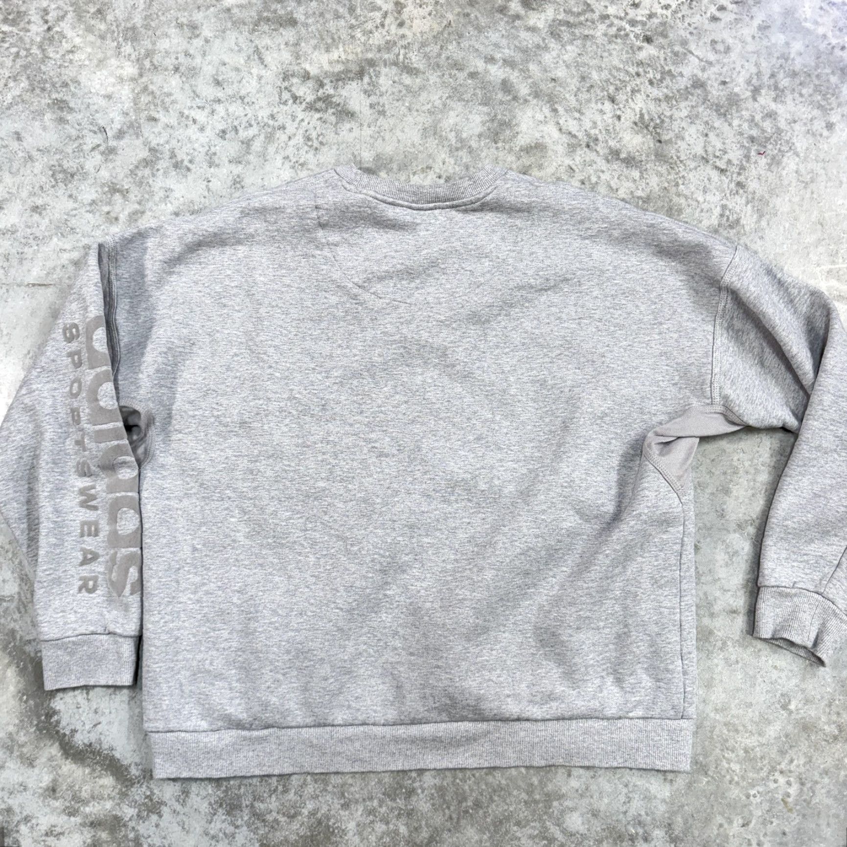 Adidas Adidas Sweatshirt Mens XL Crewneck Sportswear Pullover Spell Out Athletic Gray Size US XL / EU 56 / 4 - 7 Thumbnail