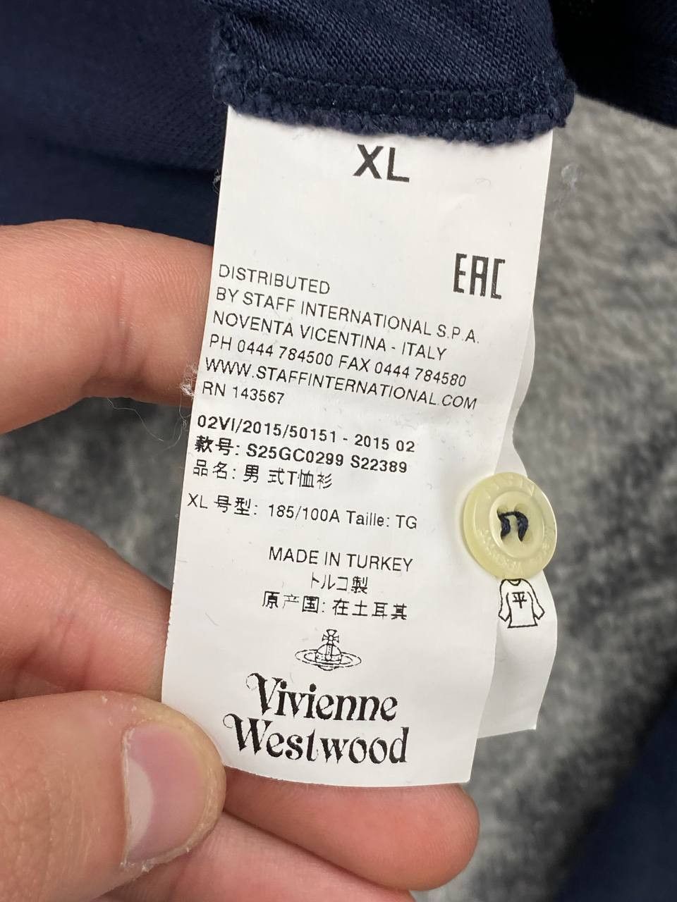 Vivienne Westwood Vivienne Westwood Polo Long Sleeve Orb Logo Basic Men Size US XL / EU 56 / 4 - 7 Thumbnail