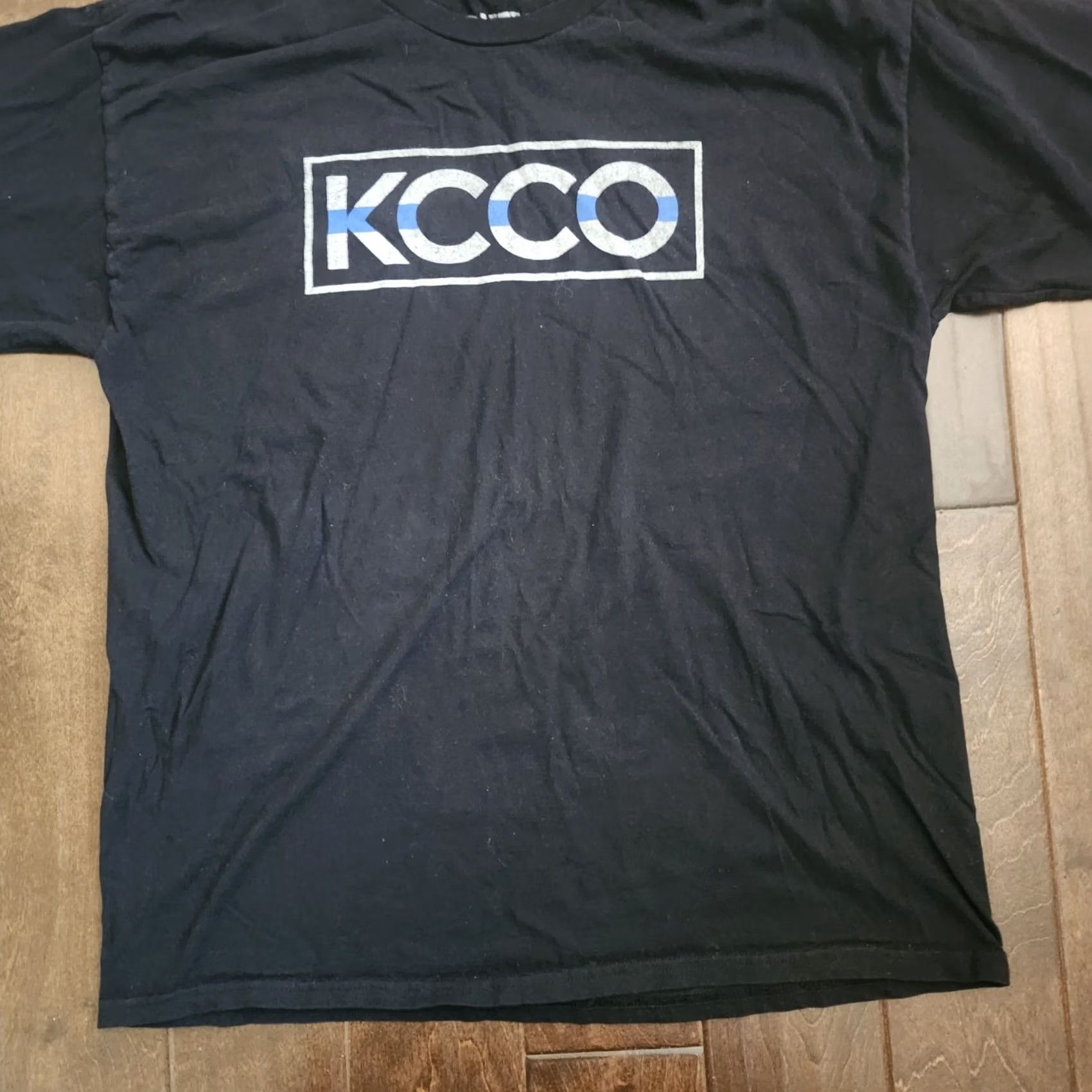 Vintage KCCO Chive T Shirt Mens XL Black Graphic Print USA Made Tee Size US XL / EU 56 / 4 - 3 Thumbnail