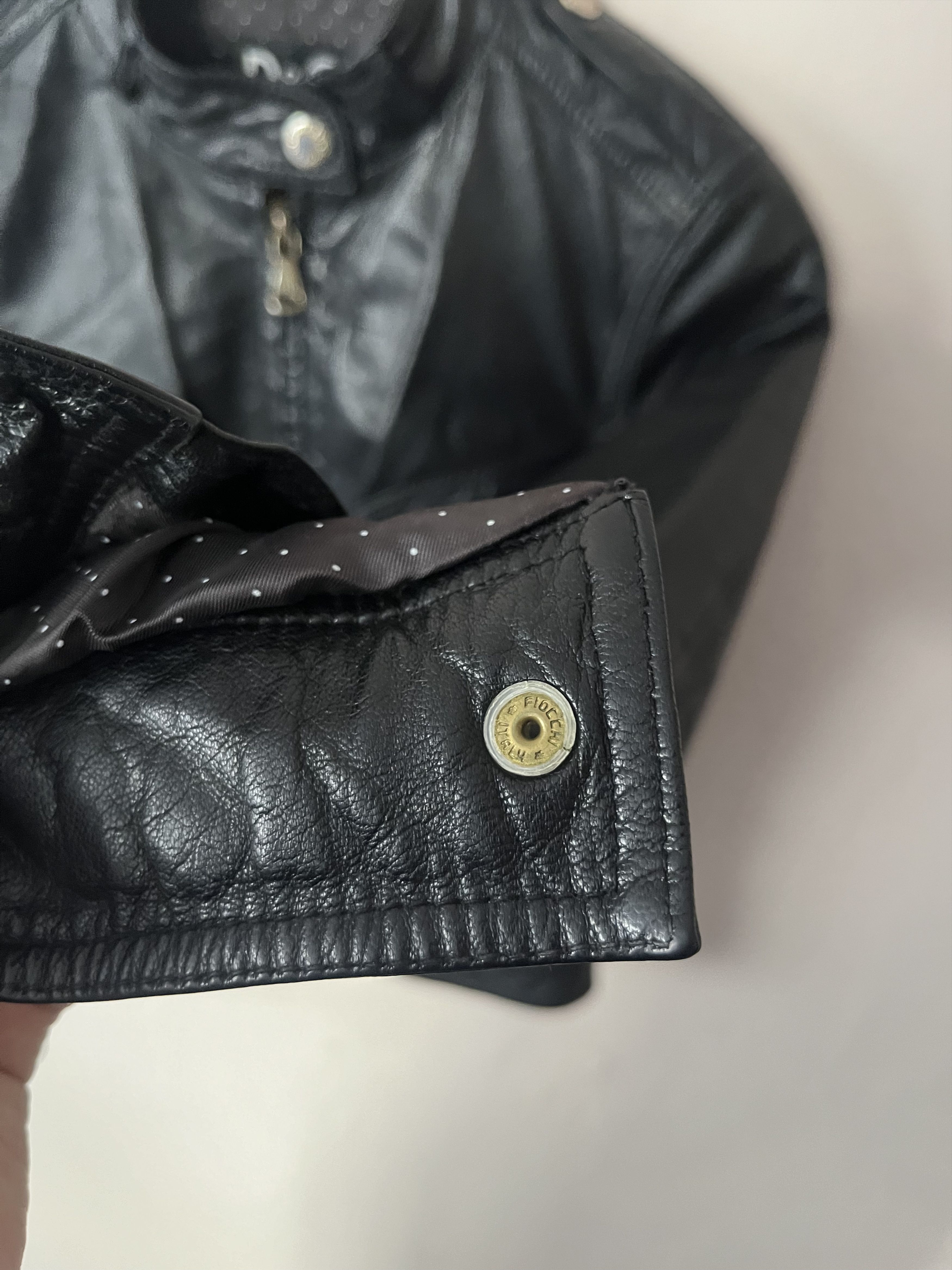 Dolce & Gabbana Vintage Dolce & Gabbana Black Biker Leather Jacket Size 40 Size S / US 4 / IT 40 - 3 Thumbnail