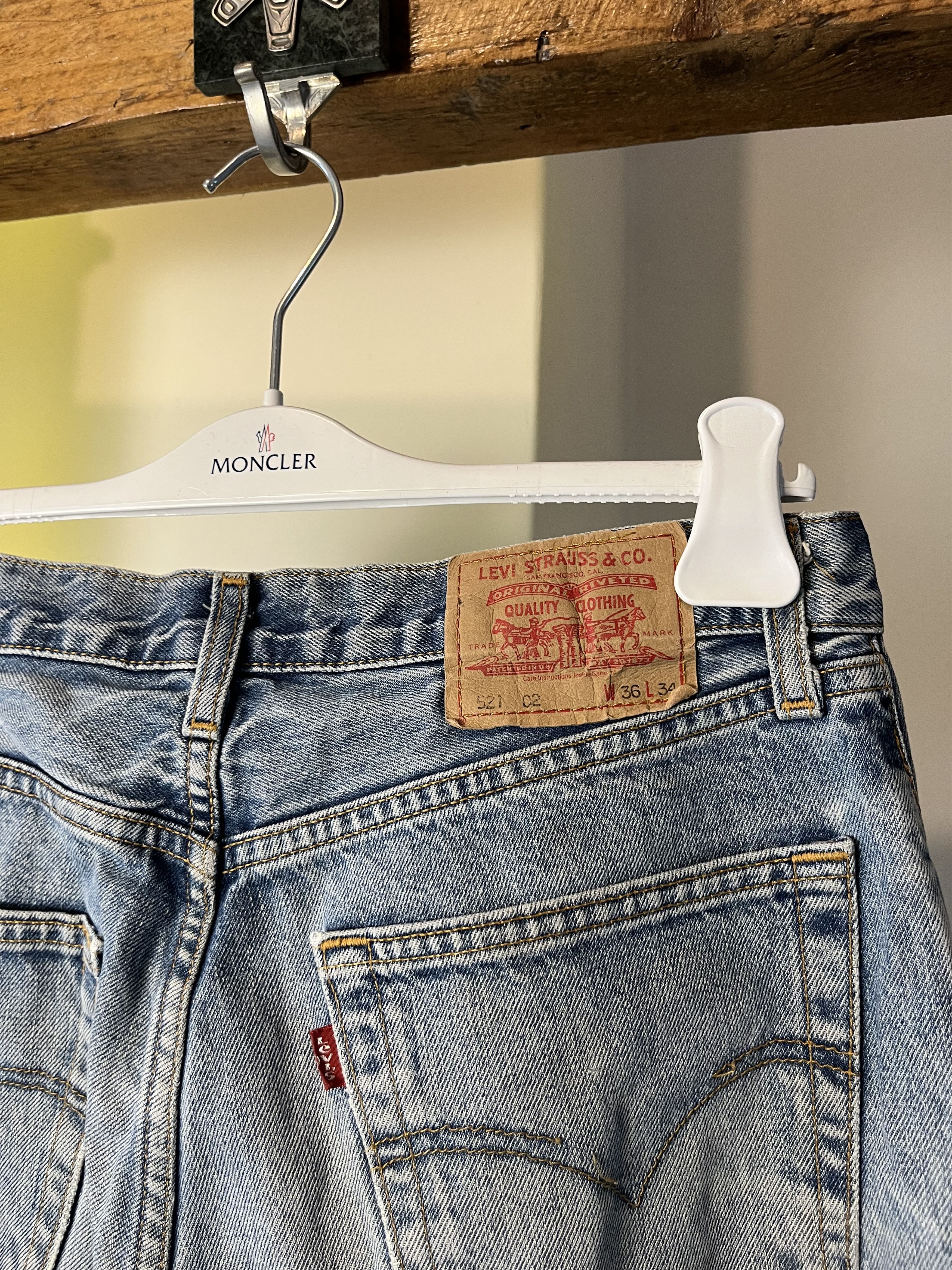 Levi's × Levi's Vintage Clothing × Vintage Vintage 2000 Levi's 521 02 Jeans Size US 36 / EU 52 - 6 Thumbnail