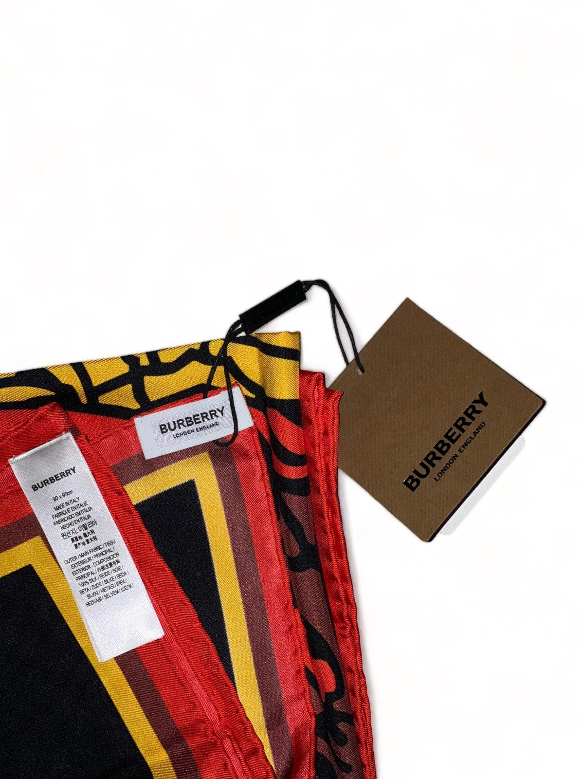 Burberry BURBERRY ROYAL EQUESTRIAN EKD SILK SCARF Size ONE SIZE - 2 Thumbnail