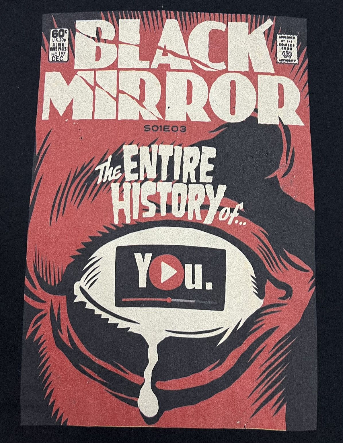 Canvas × Vintage Movie “Black Mirror” Episodes Were On The Covers Of Classic Size US XL / EU 56 / 4 - 3 Thumbnail
