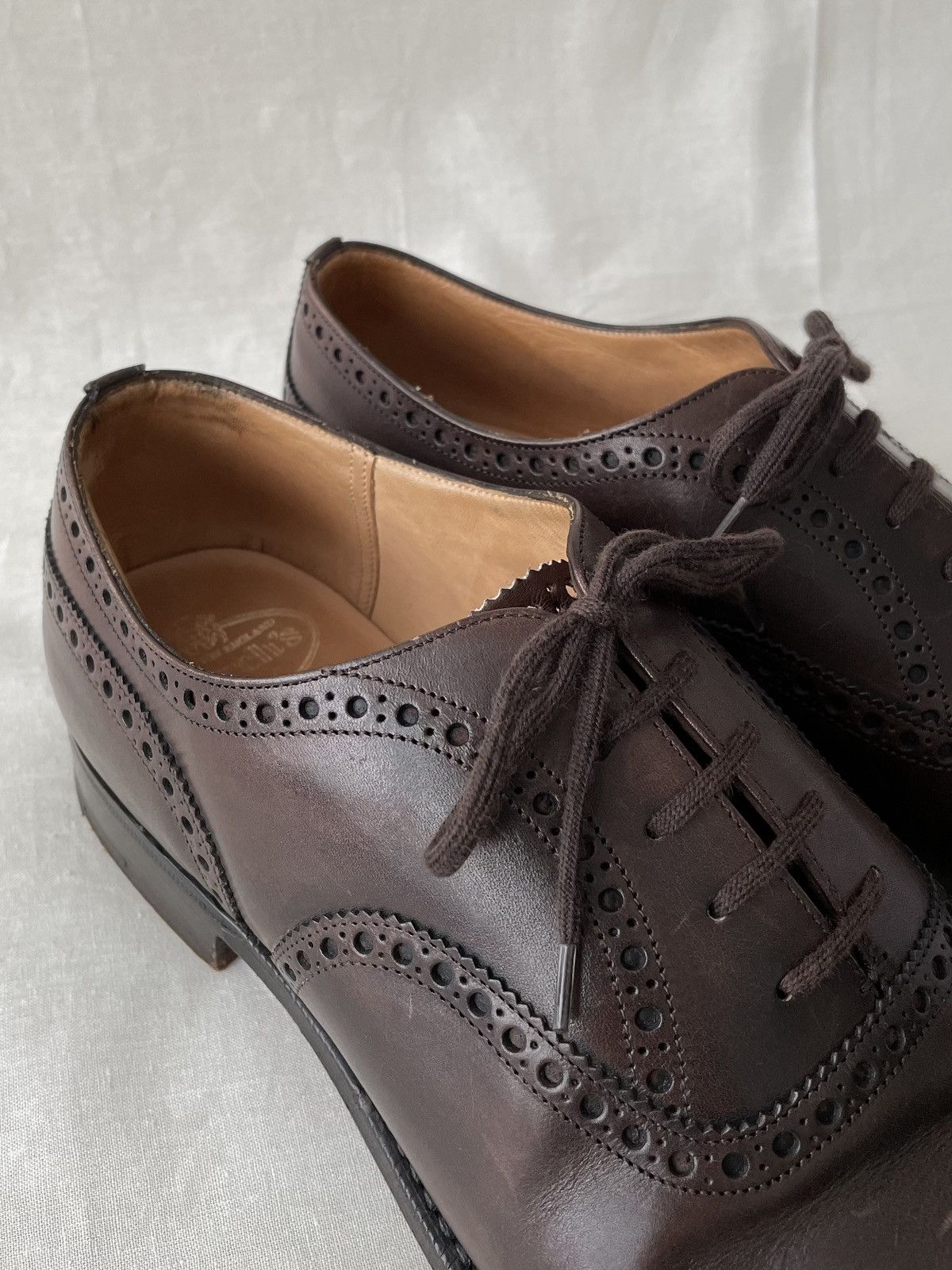 Church's Church's Diplomat Oxford Brogue Custom Grade Made in England Size US 10 / EU 43 - 4 Thumbnail