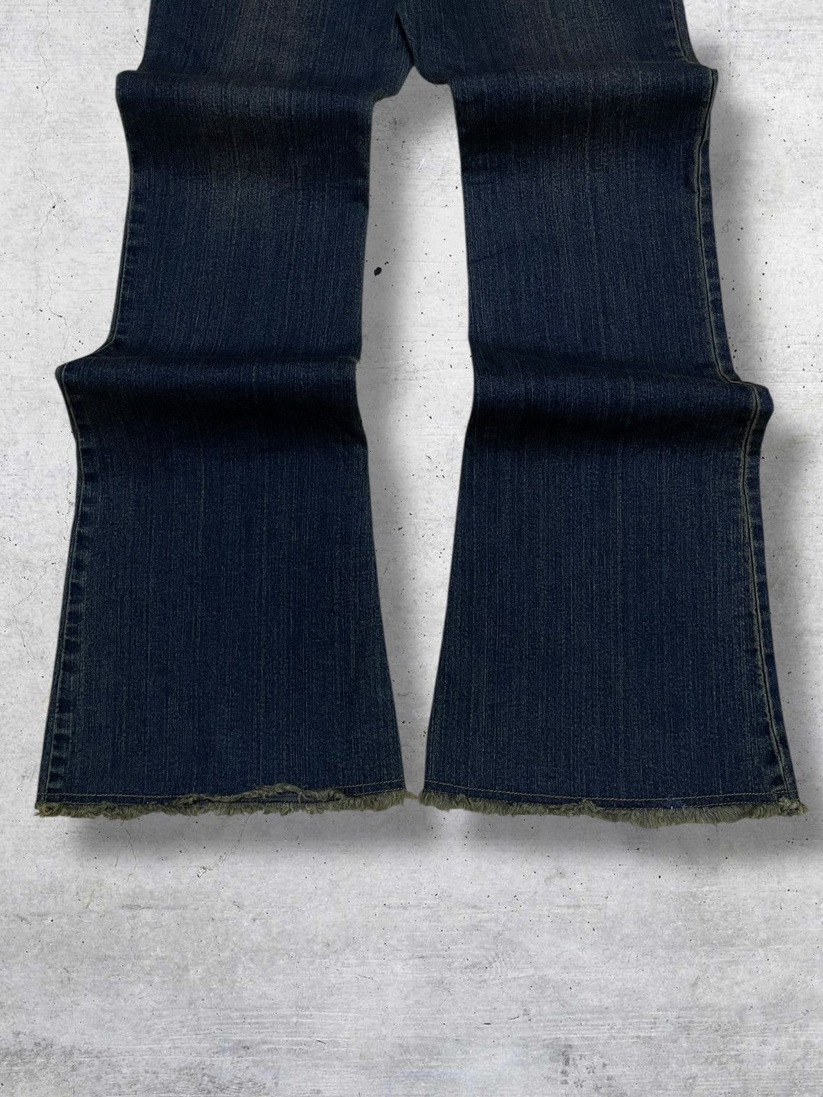 Tornado Mart VINTAGE JOUERAUX JAPAN DESIGNER 90S CLASSIC FLARED CUT DENIM Size US 29 - 9 Thumbnail
