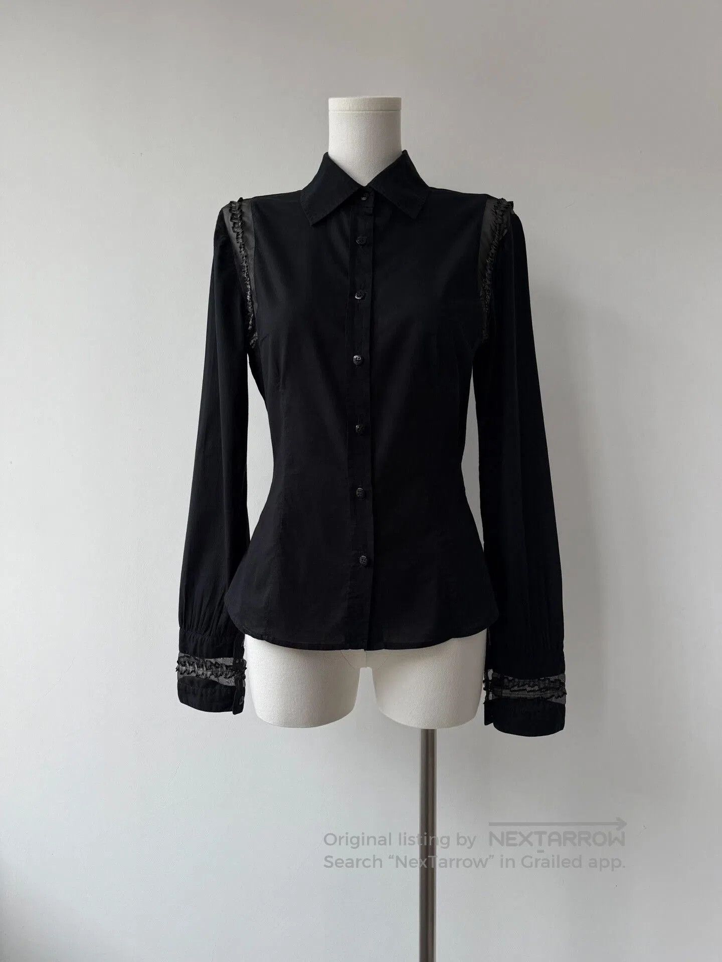 Other Jean Paul Gaultier Sheer Mesh Blouse. Size M / US 6-8 / IT 42-44 - 1 Thumbnail