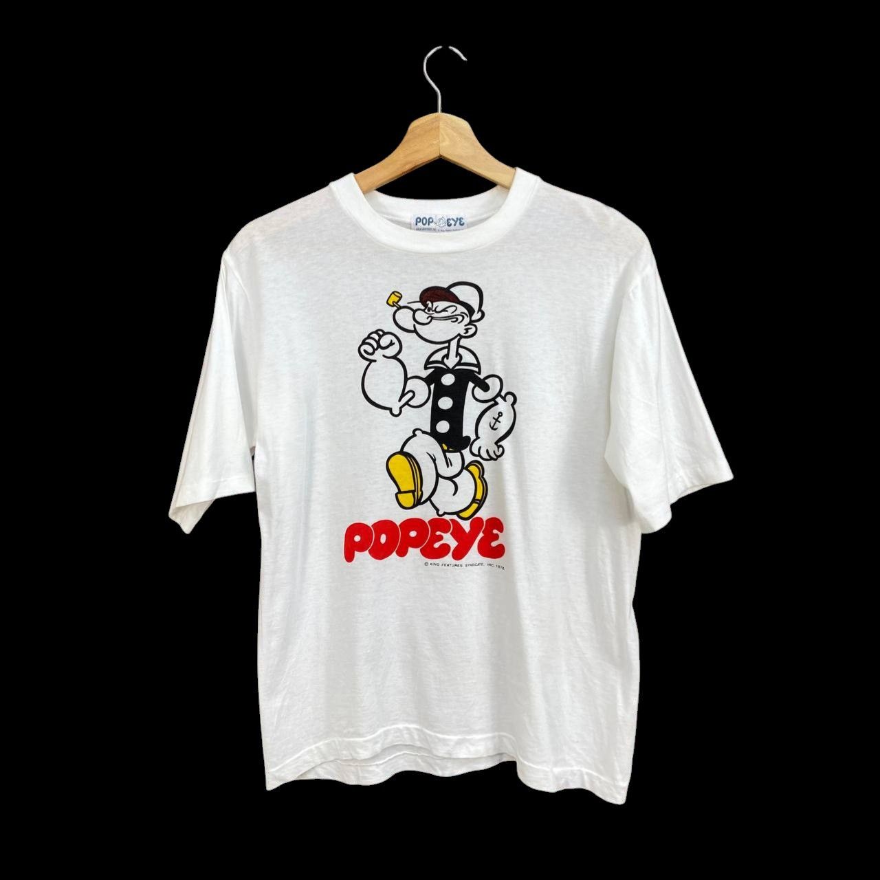 Vintage VINTAGE POPEYE SAILORMAN YELLOW SHOES 1978 PAPERTHIN SHIRT Size US M / EU 48-50 / 2 - 2 Thumbnail