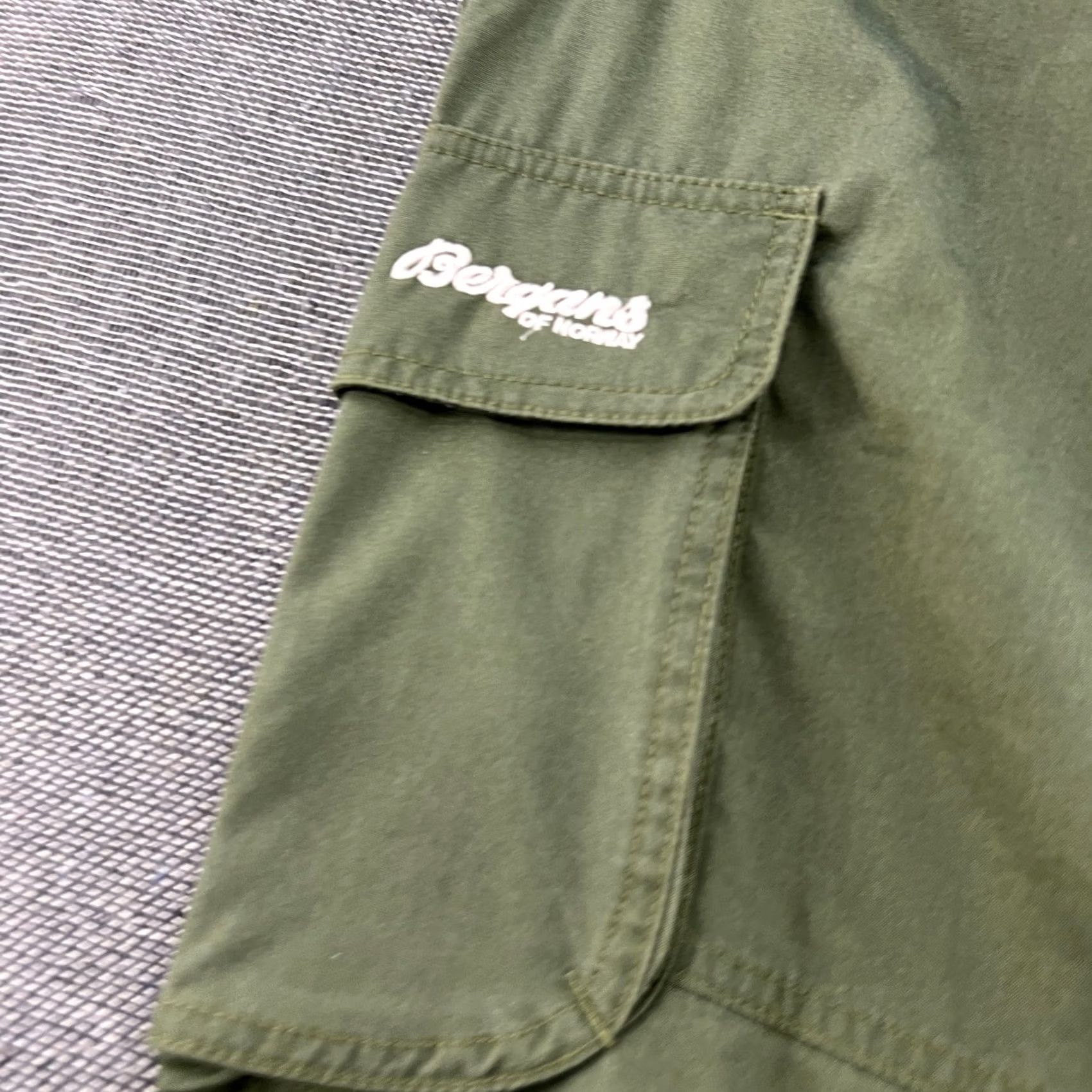 Vintage Bergans of Norway Mens Pants Large Green Outdoor Hunting Trekking Hiking Pockets Size US 31 - 4 Thumbnail