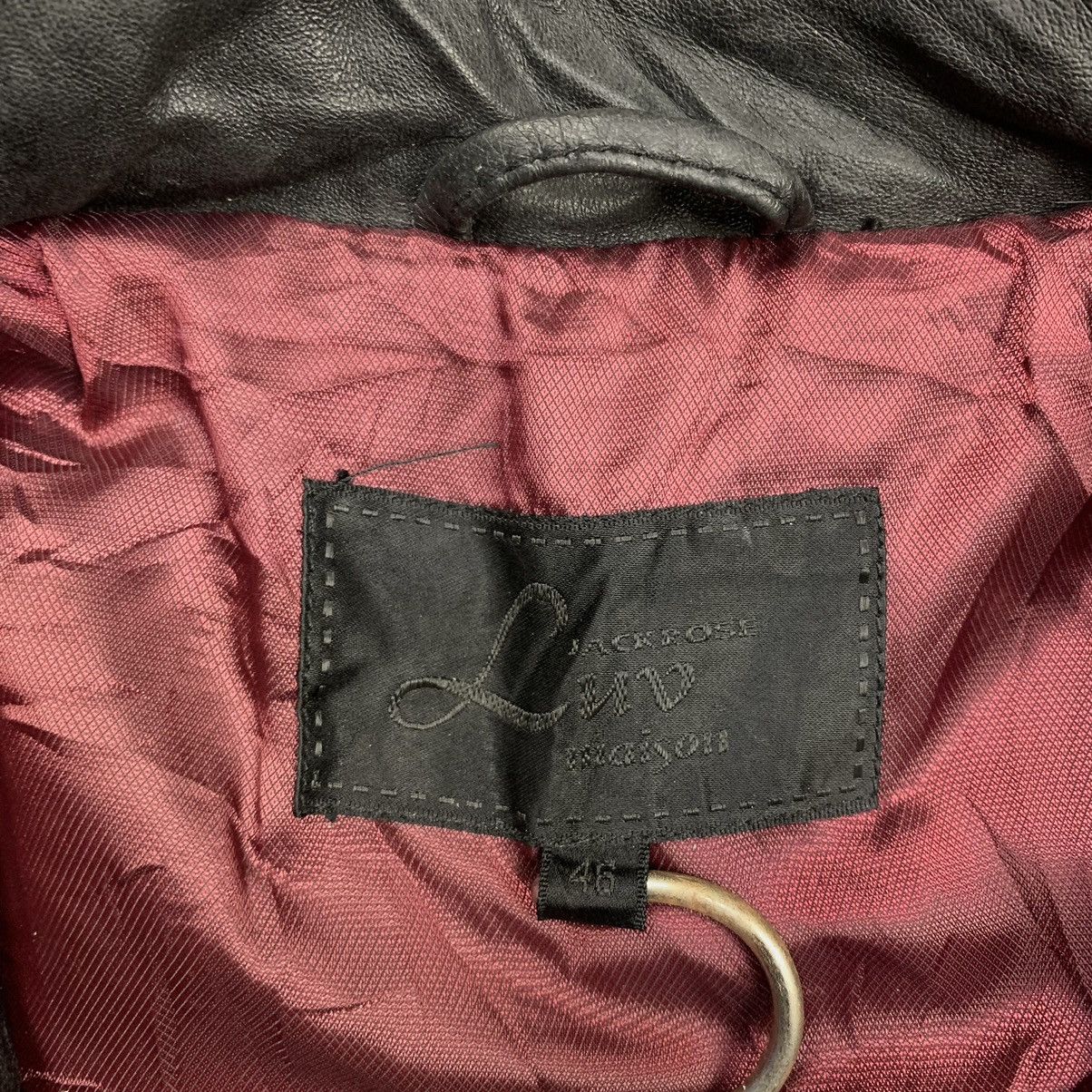 JACKROSE 2000s Luv Maison Jackrose - Diamond Pattern Leather Jacket Size US M / EU 48-50 / 2 - 11 Thumbnail