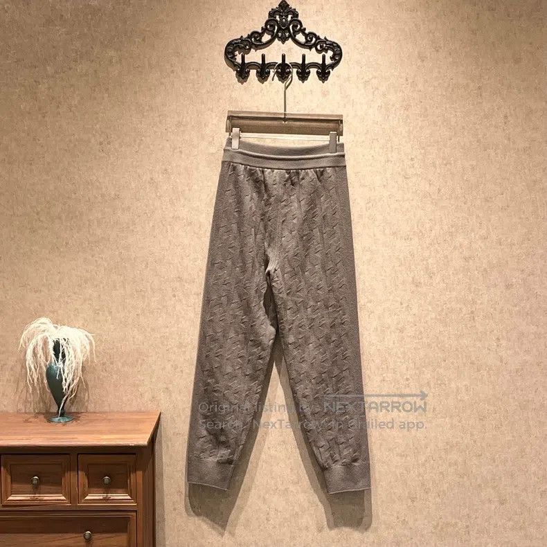 Hermes Hermes Café Gray Wool Drawstring Trousers Size 25" / US 0 / IT 36 - 2 Thumbnail