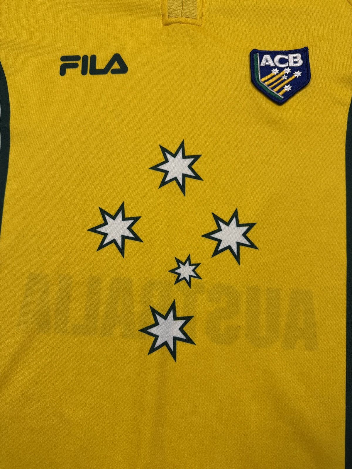 Fila Fila Australia ACB Cricket Jersey Polo Shirt Signed Mens Size US M / EU 48-50 / 2 - 5 Thumbnail