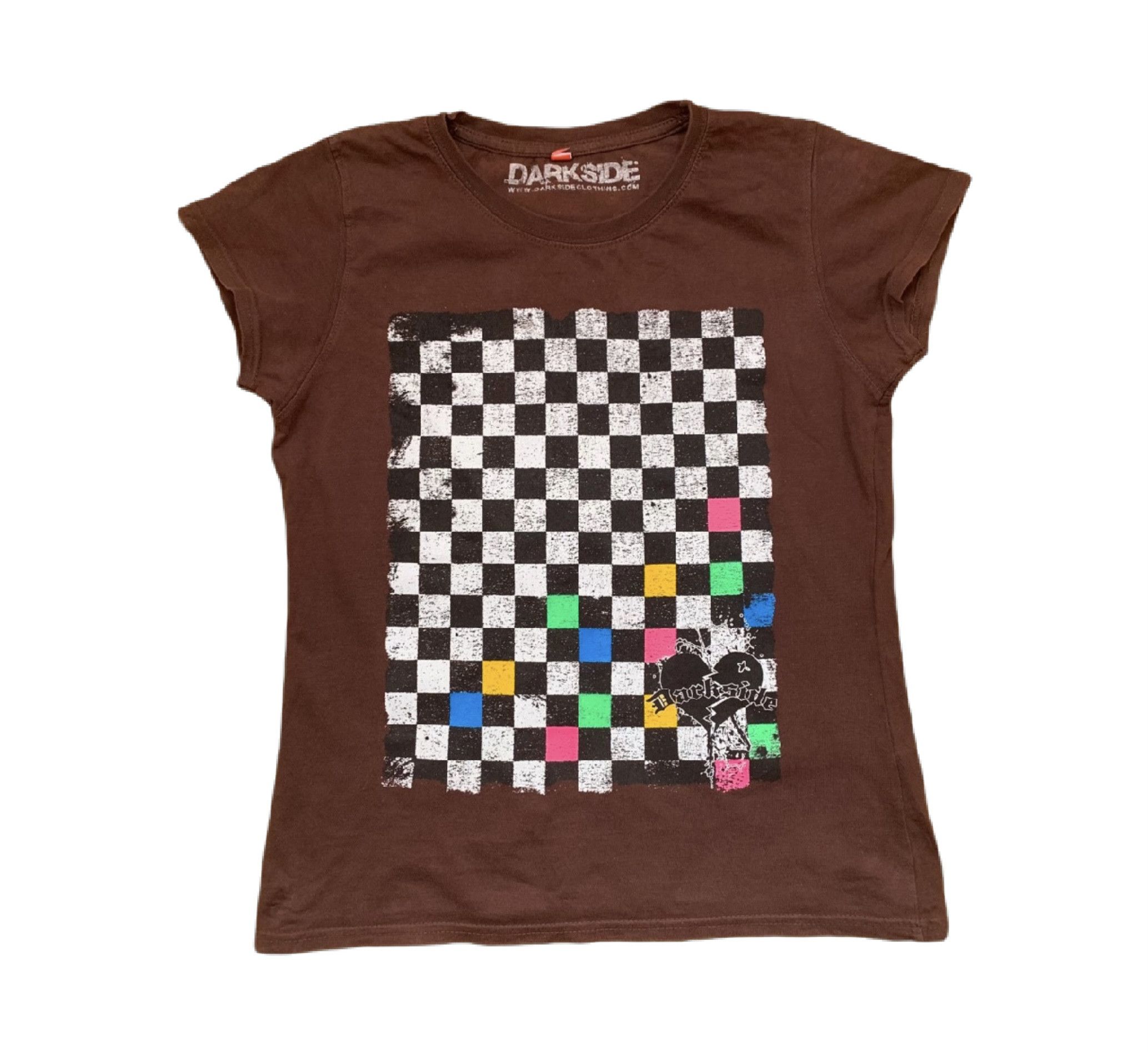 Vintage Y2K Darkside checkerboard Size L / US 10 / IT 46 - 1 Thumbnail