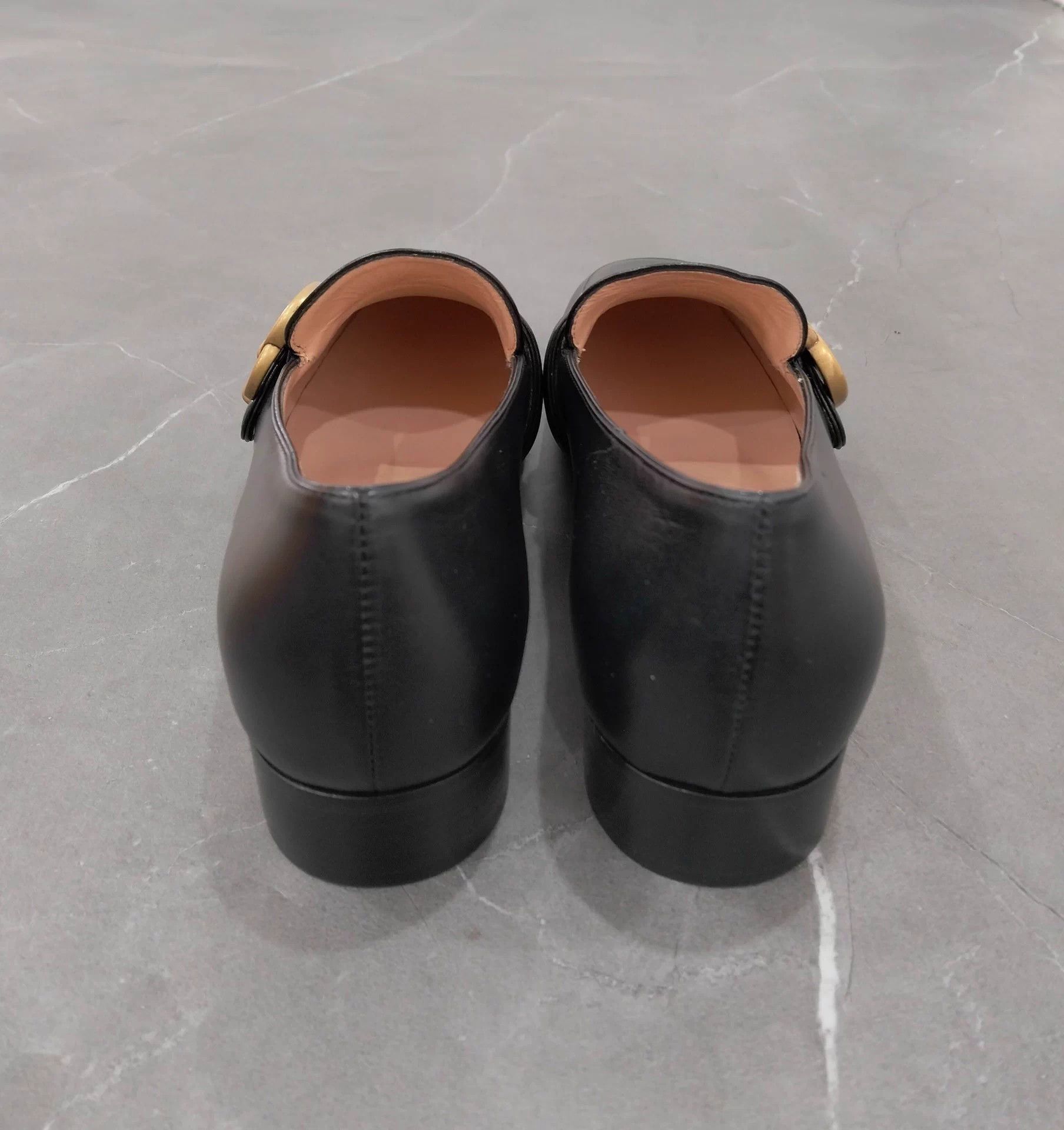 Gucci GUCCI Horsebit Square-toe Women's Casual Loafers 35.5 Size US 5 / IT 35 - 5 Thumbnail