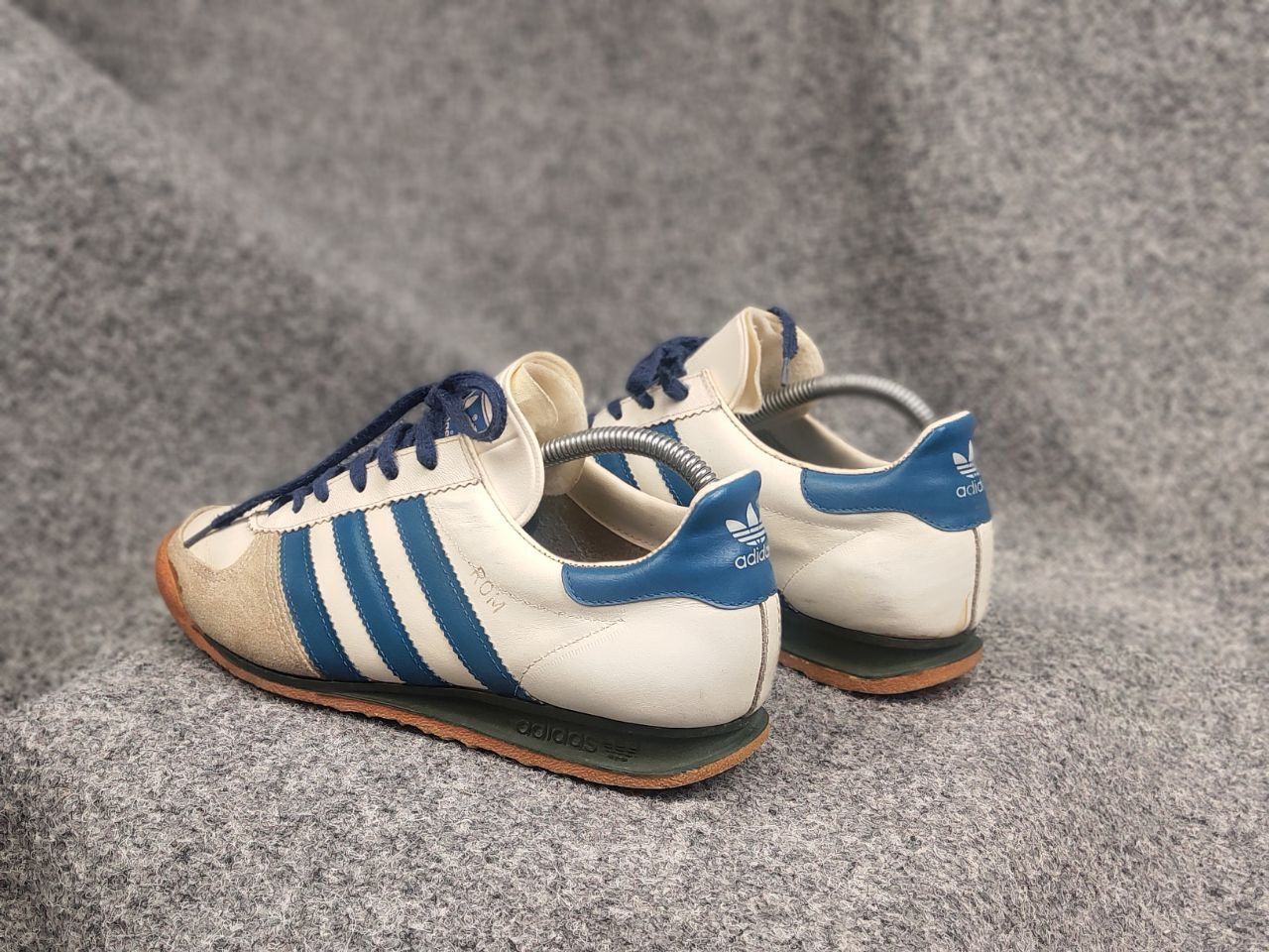 Adidas Rare Vintage 70's Adidas ROM Leather Sneakers Yugoslavia Size US 6 / EU 39 - 12 Thumbnail