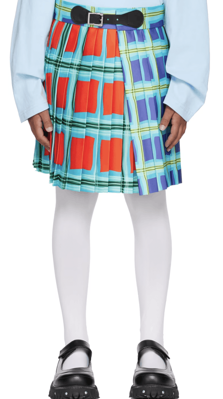 Charles Jeffrey LOVERBOY ***KIDS**** Multicolor Check Skirt | Grailed 