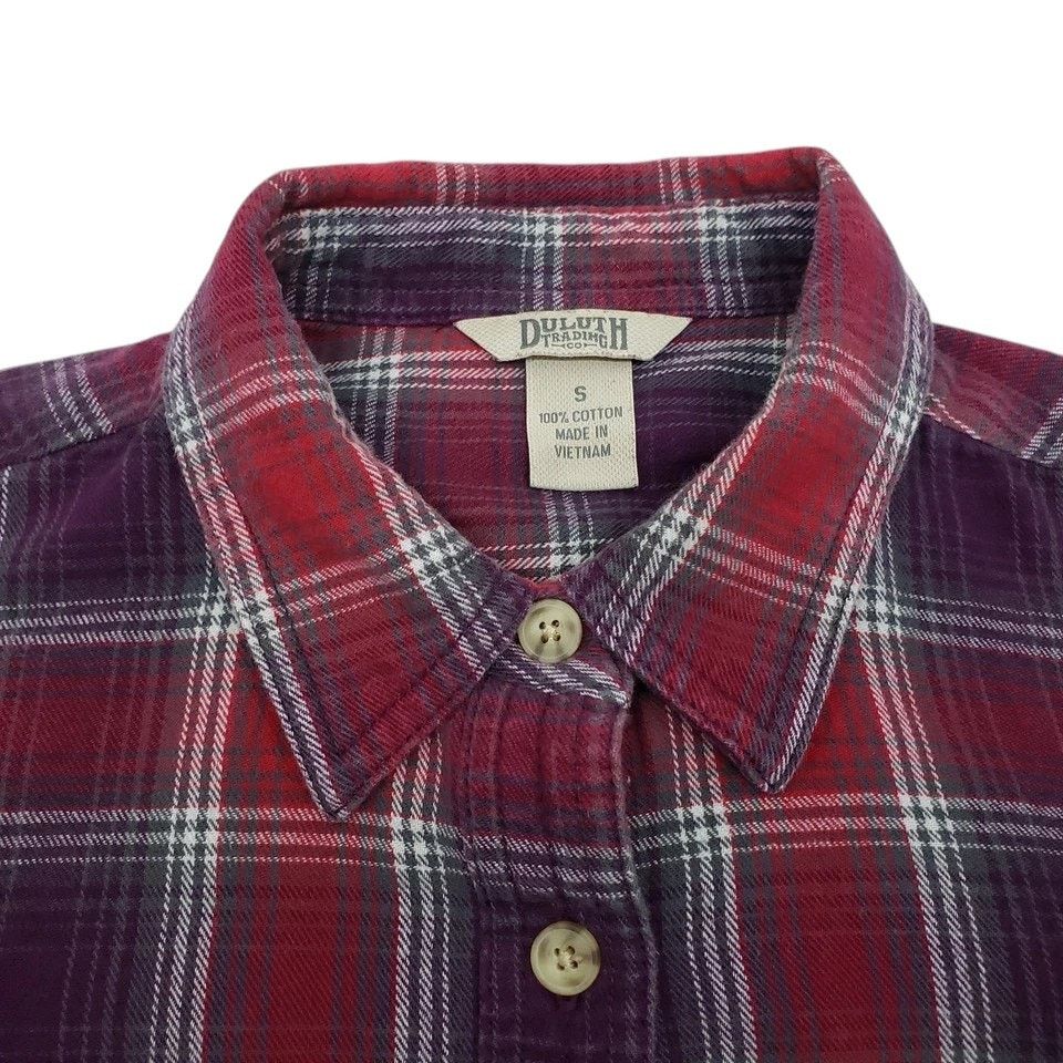 Duluth Trading Company Duluth Trading Free Swinging Flannel Shirt Plaid Long Sleeve Size S / US 4 / IT 40 - 7 Thumbnail