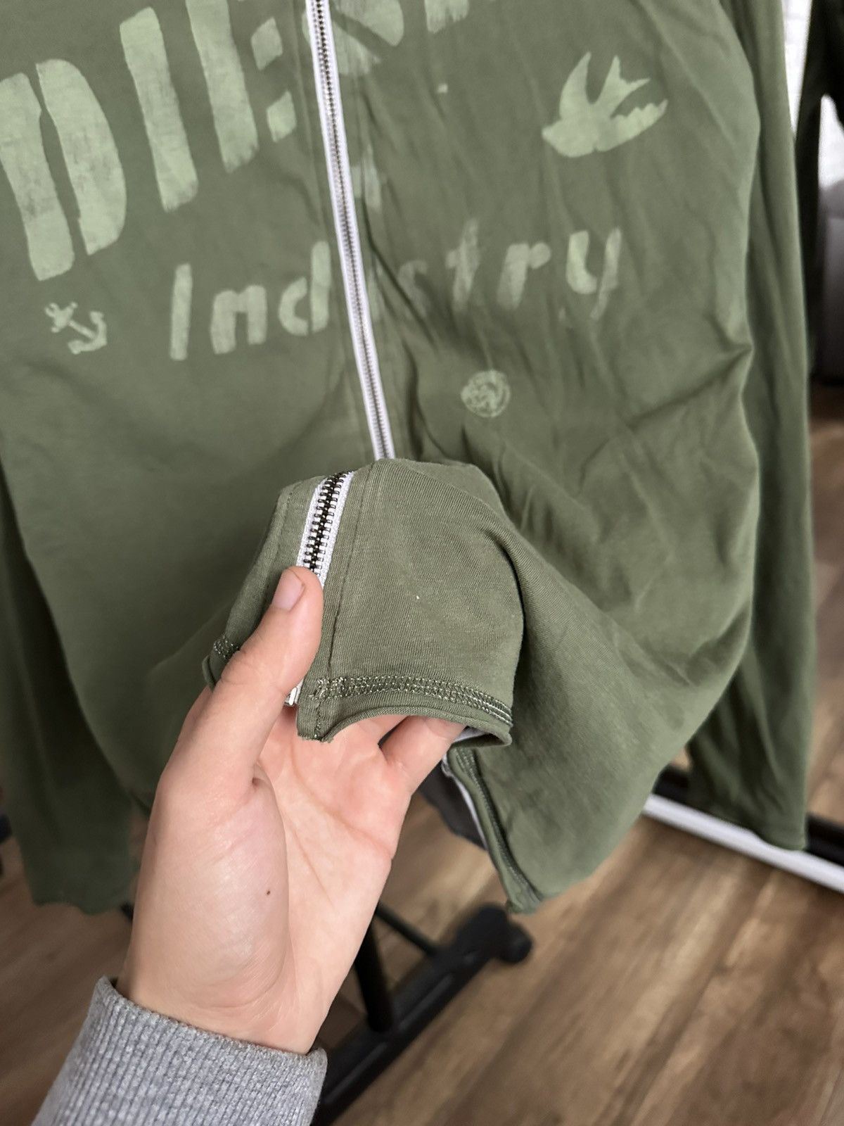 Diesel Diesel Vintage Reversible Zip Hoodie Rare Size US L / EU 52-54 / 3 - 8 Thumbnail