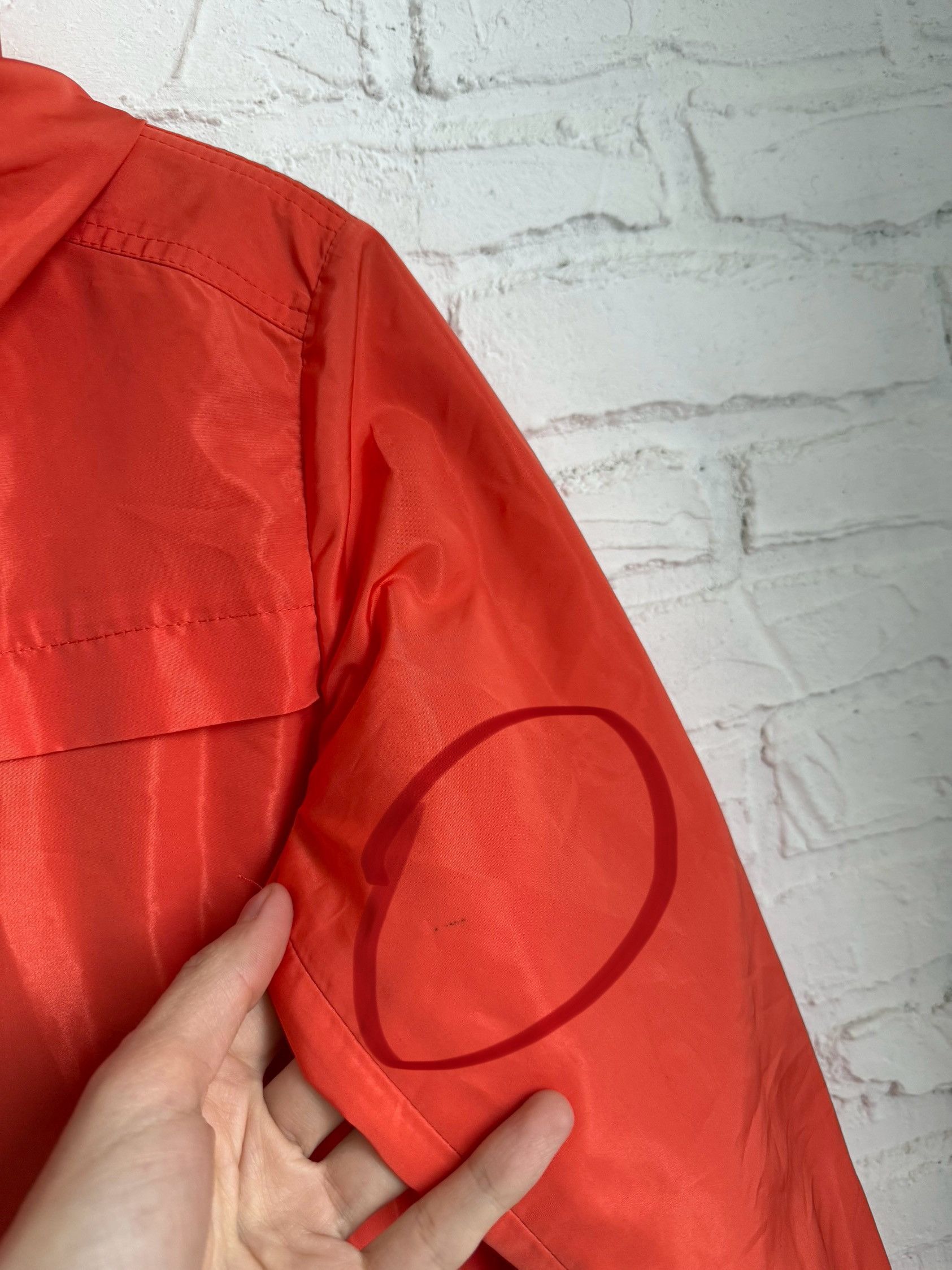 Tara Jarmon TARA JARMON Orange Hooded Parka Coat jacket Size S / US 4 / IT 40 - 8 Thumbnail