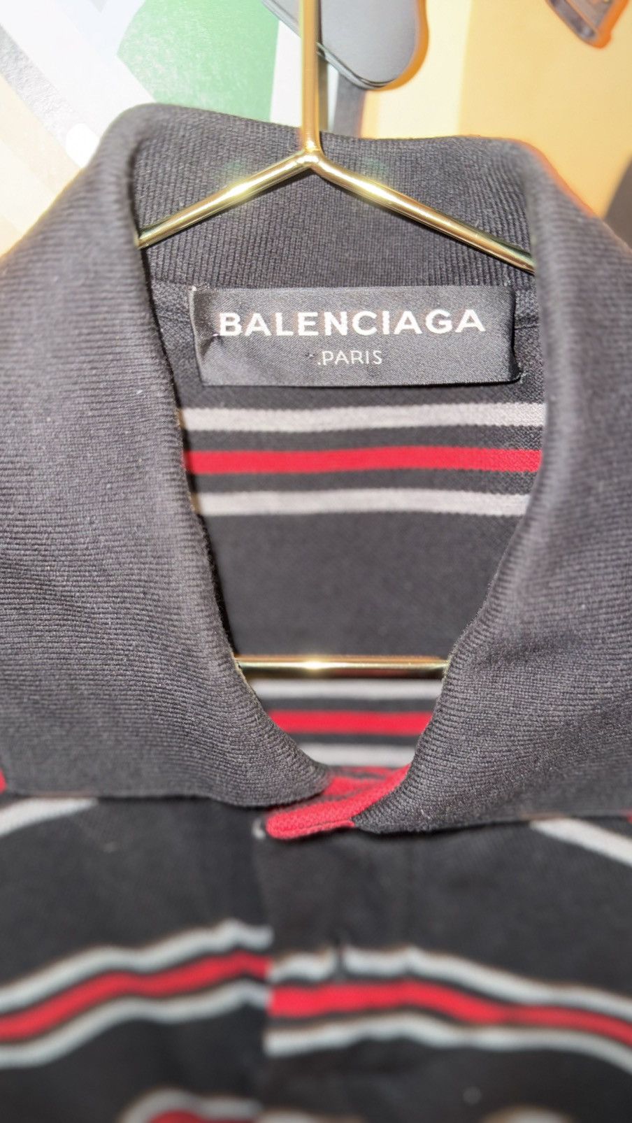 Balenciaga Balenciaga Cropped Curved Polo Size US M / EU 48-50 / 2 - 4 Thumbnail