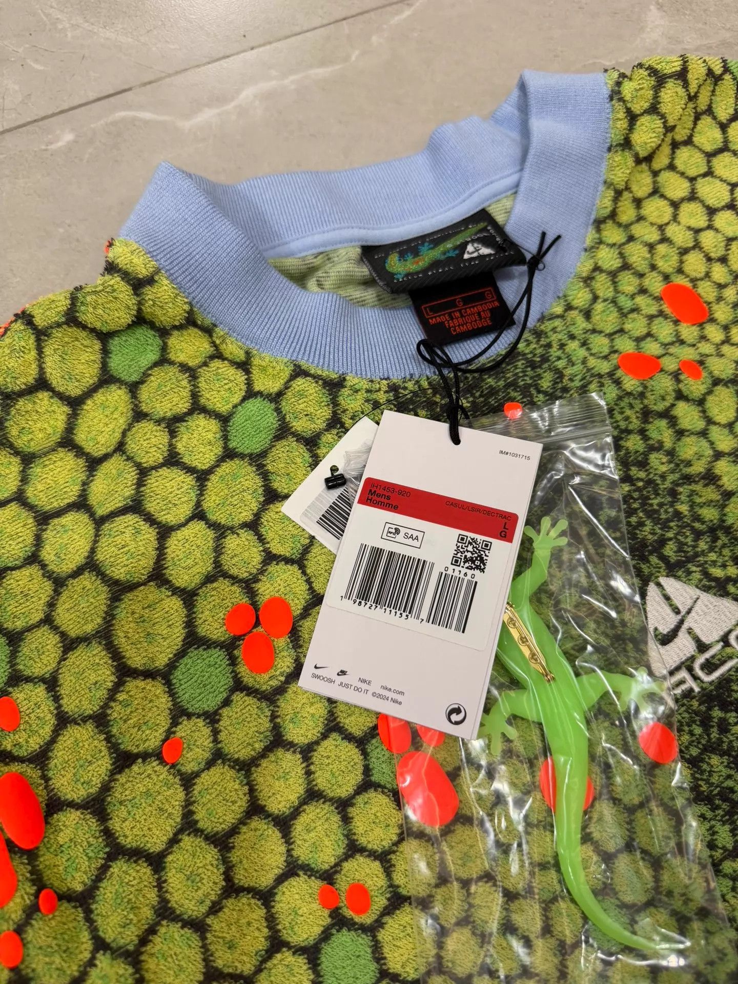 Nike Nike x CPFM Crewneck Sweatshirt Men's Green L Size US L / EU 52-54 / 3 - 5 Thumbnail