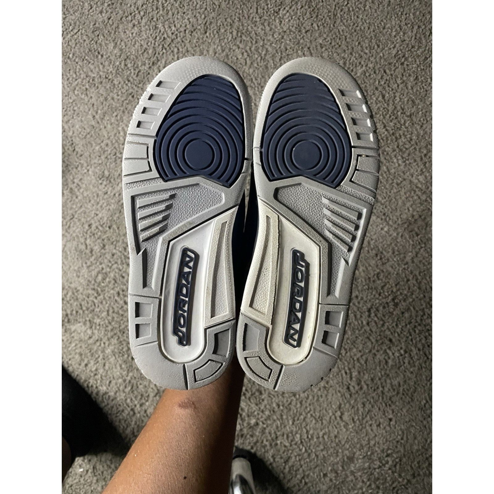 Nike Size 4y- Air Jordan 3 Retro GS Georgetown Women Size 5.5 Size US 5 / EU 37 - 5 Thumbnail