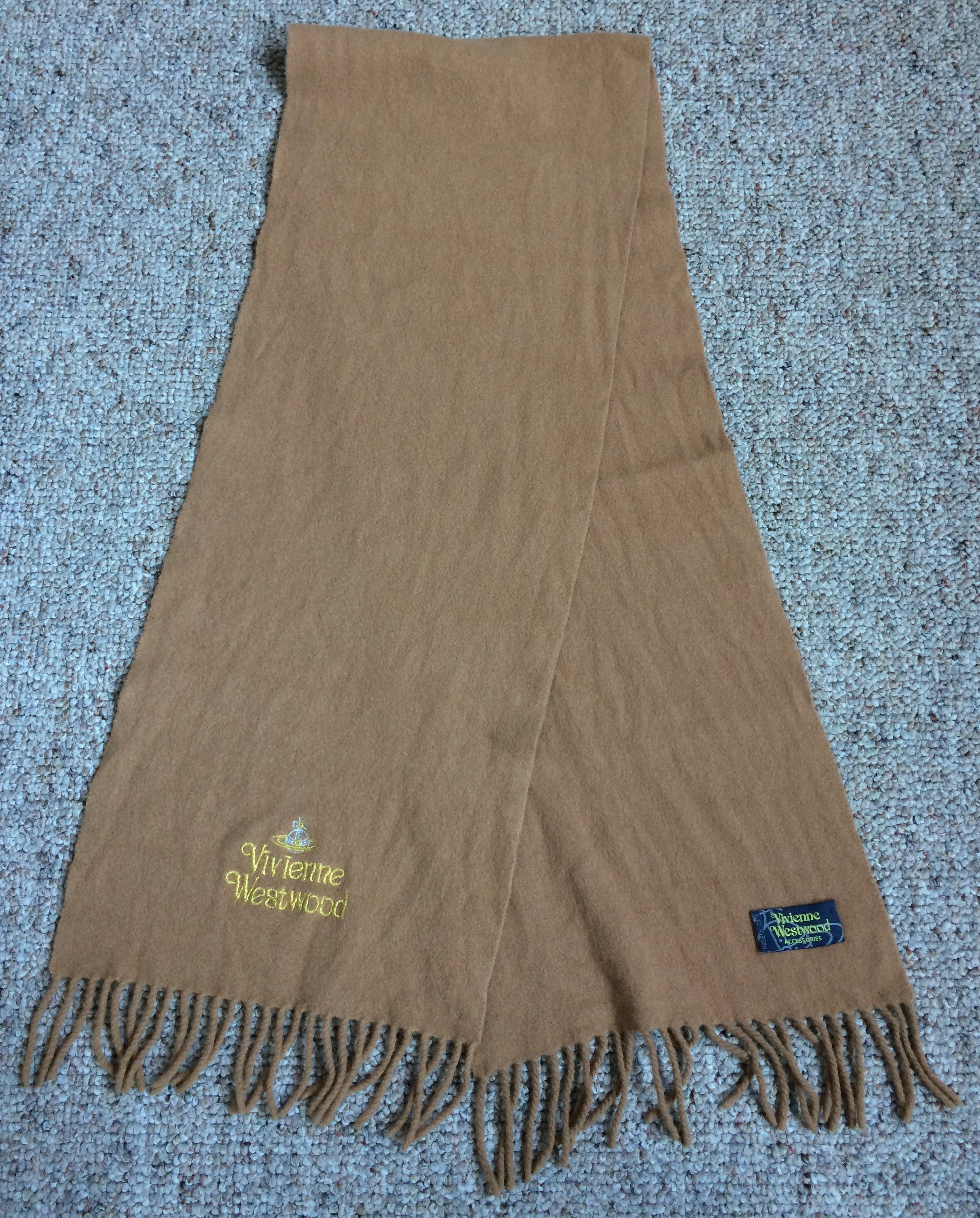 Vivienne Westwood Vivienne Westwood Vintage Wool Logo Scarf Size ONE SIZE - 1 Thumbnail