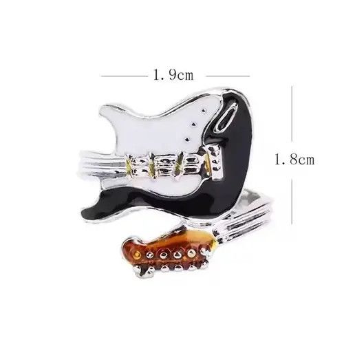 VIBE Adjustable punk guitar ring Size ONE SIZE - 3 Thumbnail
