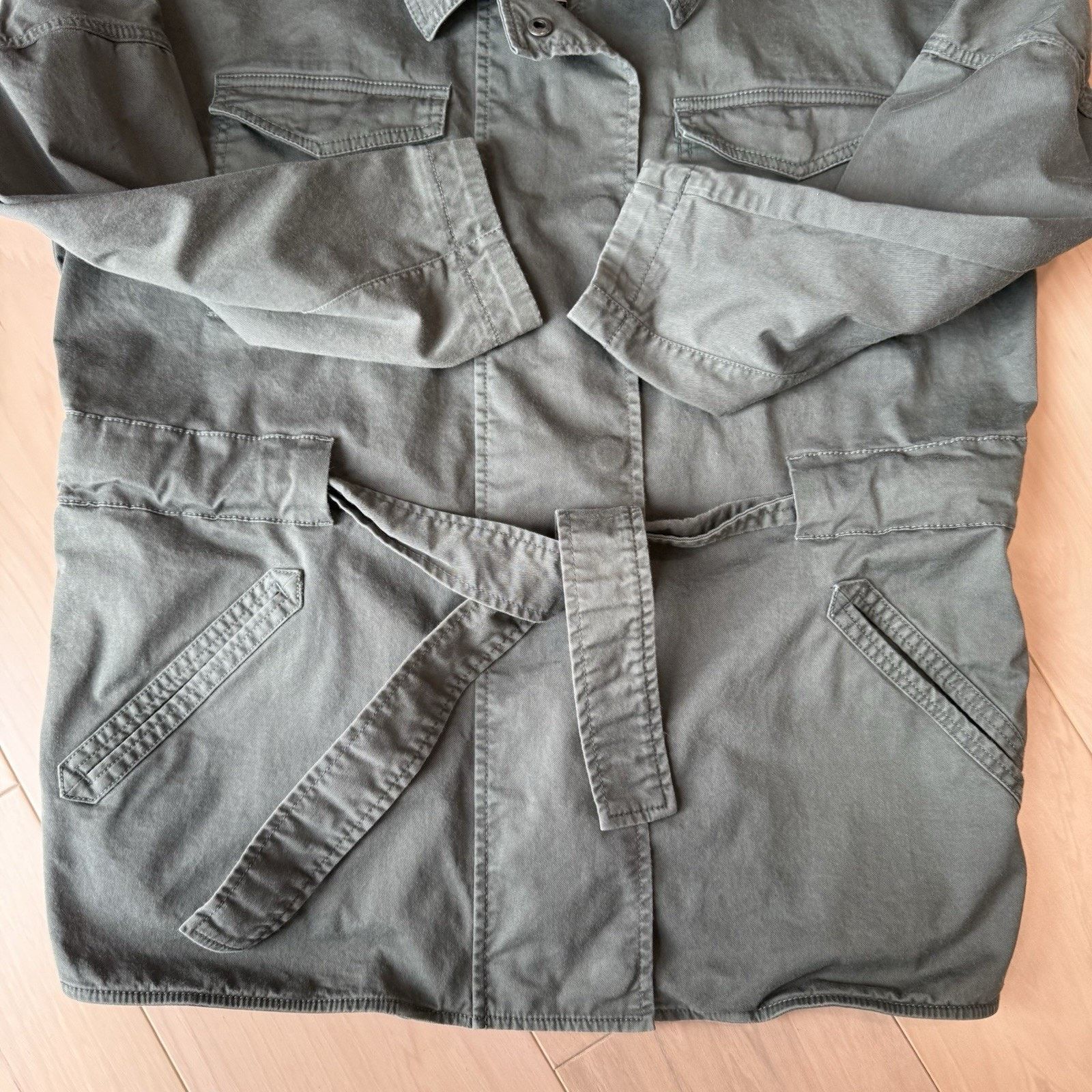 Athleta Athleta Greenwich Jacket Large Green Full Zip Military Size L / US 10 / IT 46 - 5 Thumbnail