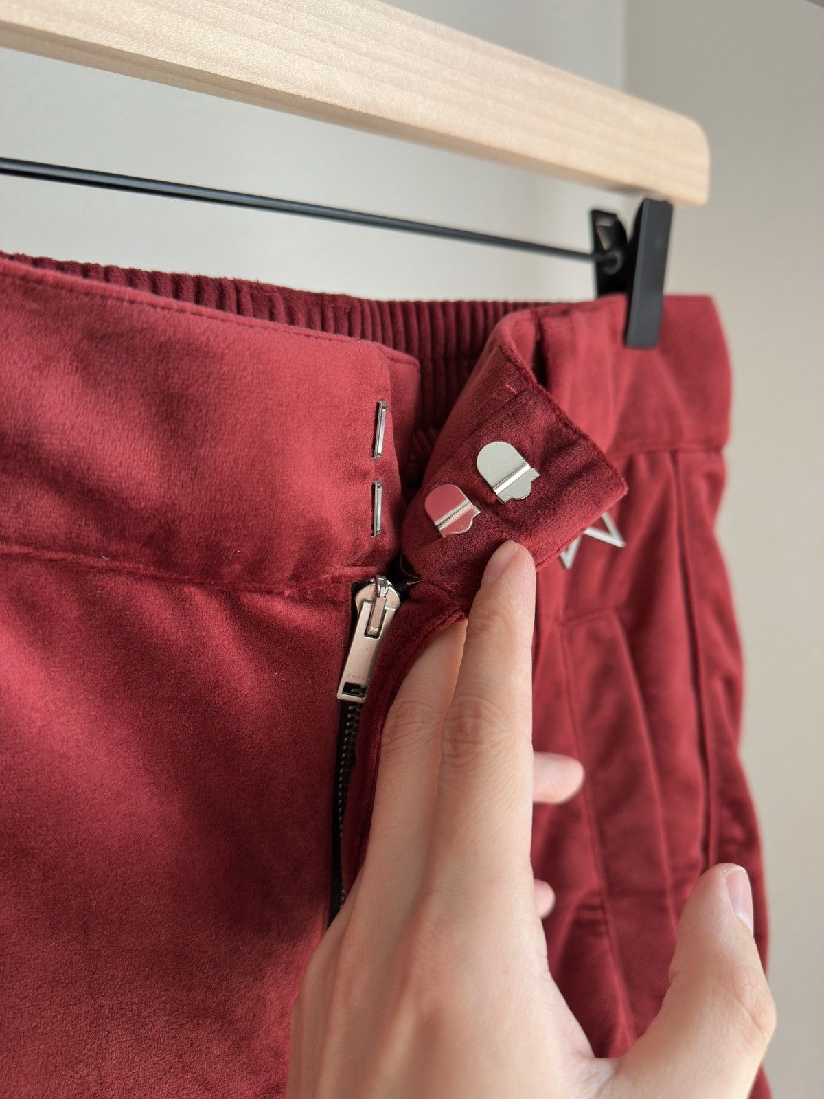 Rhude Velour Track Pants Red Size US 28 / EU 44 - 5 Thumbnail